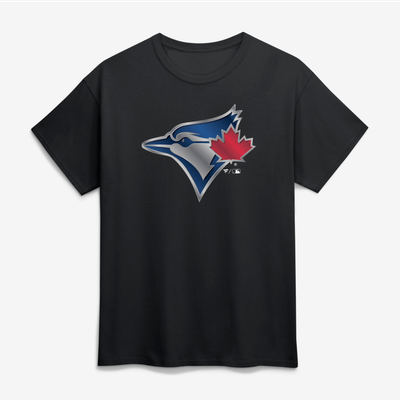 Toronto Blue Jays Big & Tall Metallic Mascot T-Shirt - Black