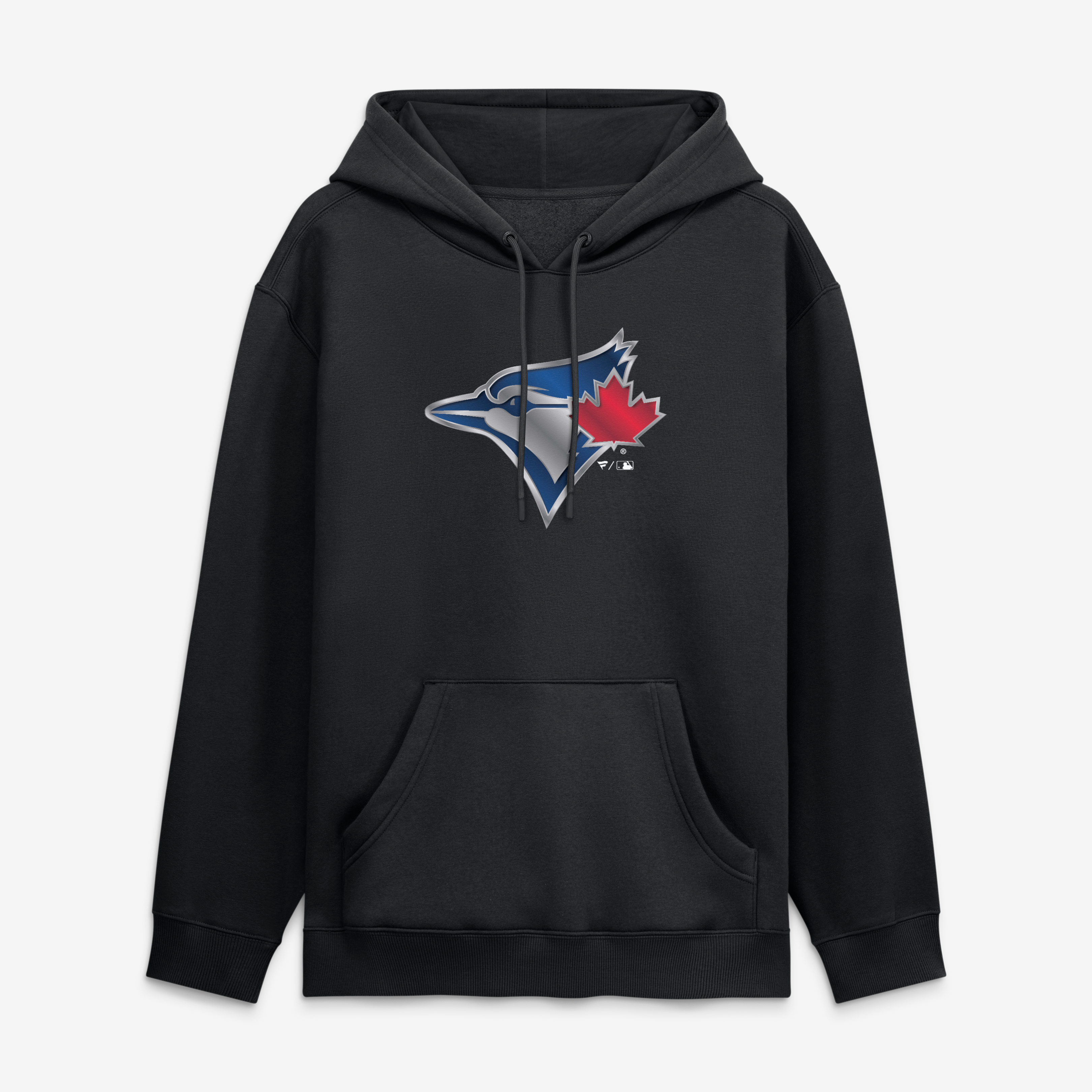 Men's Black Toronto Blue Jays Metallic Mascot Hoodie
