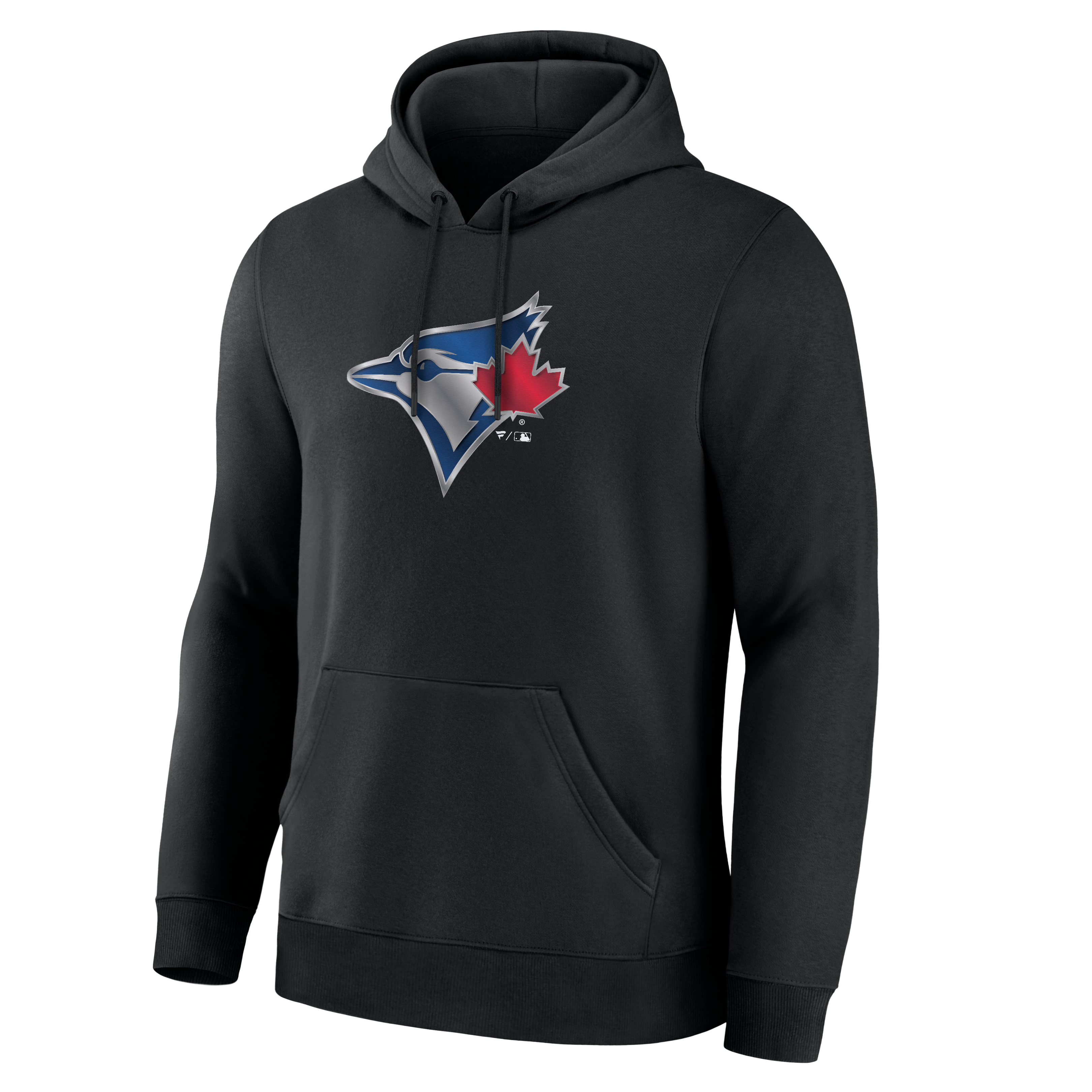 Men's Black Toronto Blue Jays Metallic Mascot Hoodie