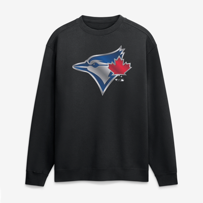 Toronto Blue Jays  Metallic Mascot Sweatshirt - Black