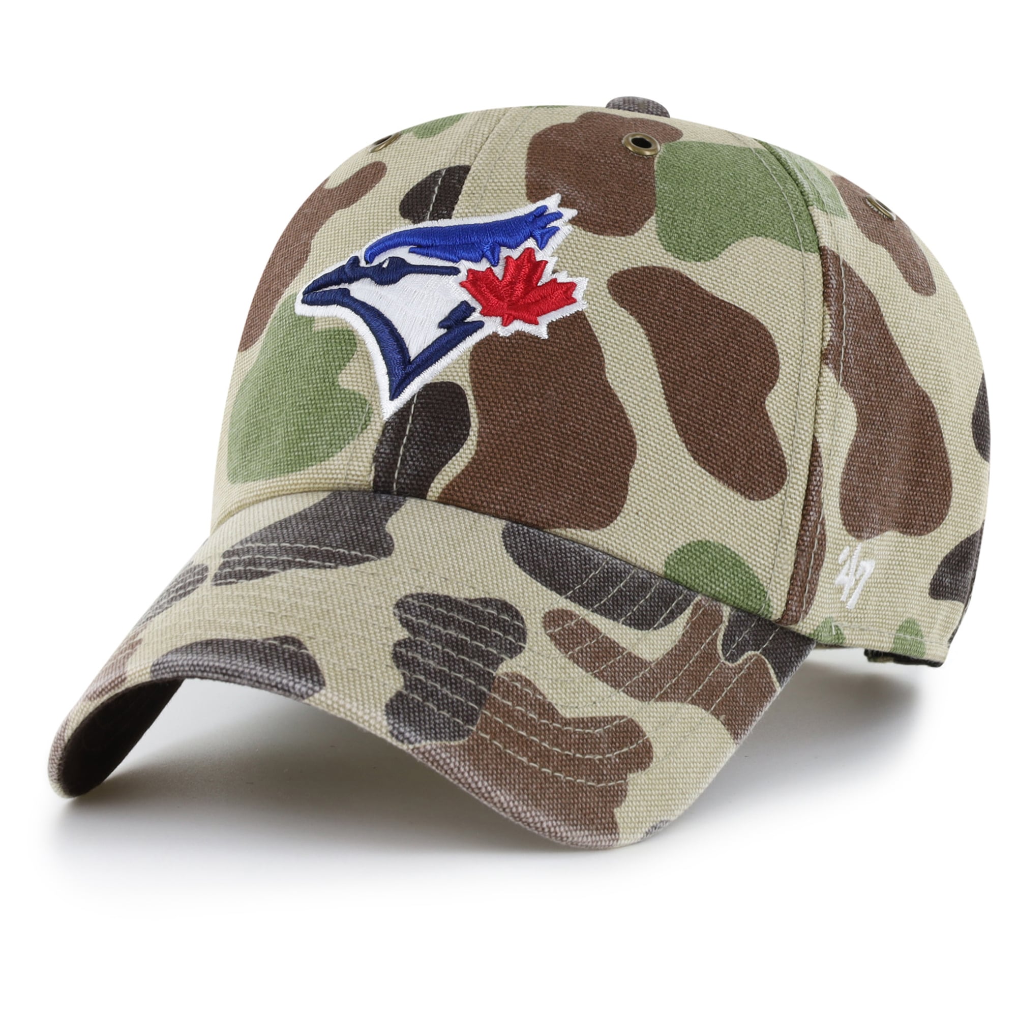 Casquette ajustable Carhartt x '47 Camo Toronto Blue Jays Duck Clean Up pour homme