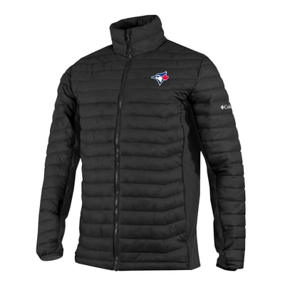 Toronto Blue Jays Columbia  Powder Pass Hybrid Full-Zip Jacket - Black