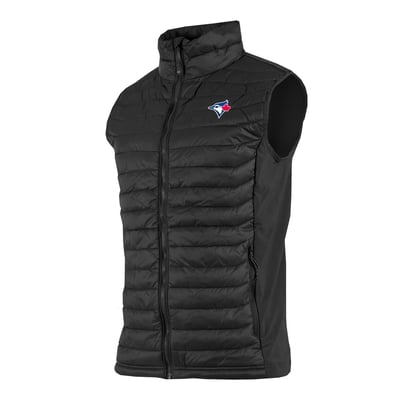 Toronto Blue Jays Columbia  Powder Pass Hybrid Full-Zip Vest - Black
