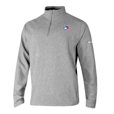 Toronto Blue Jays Columbia  Swingcraft Quarter-Zip Pullover - Gray