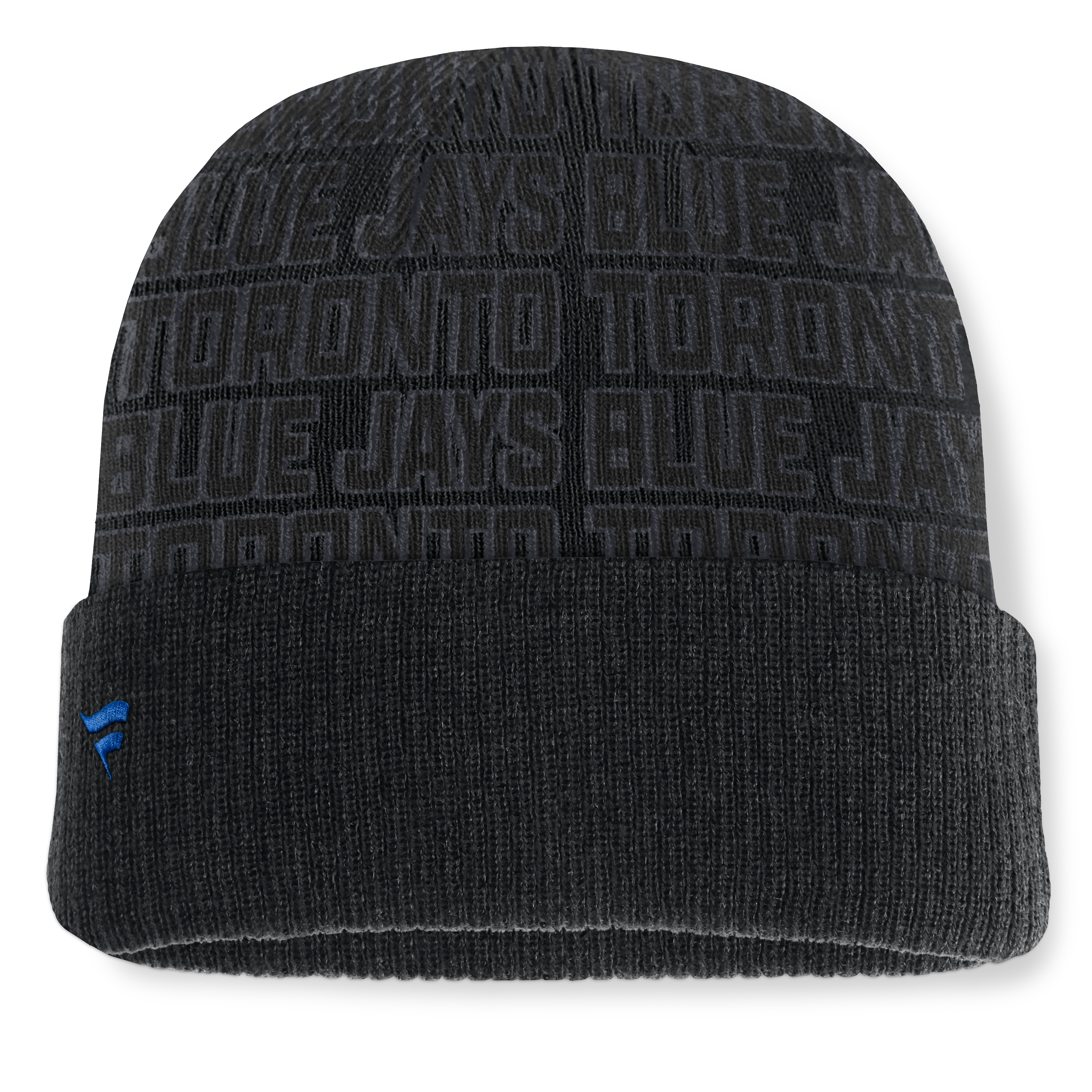Men's Fanatics Black Toronto Blue Jays Backstop Cuffed Knit Hat
