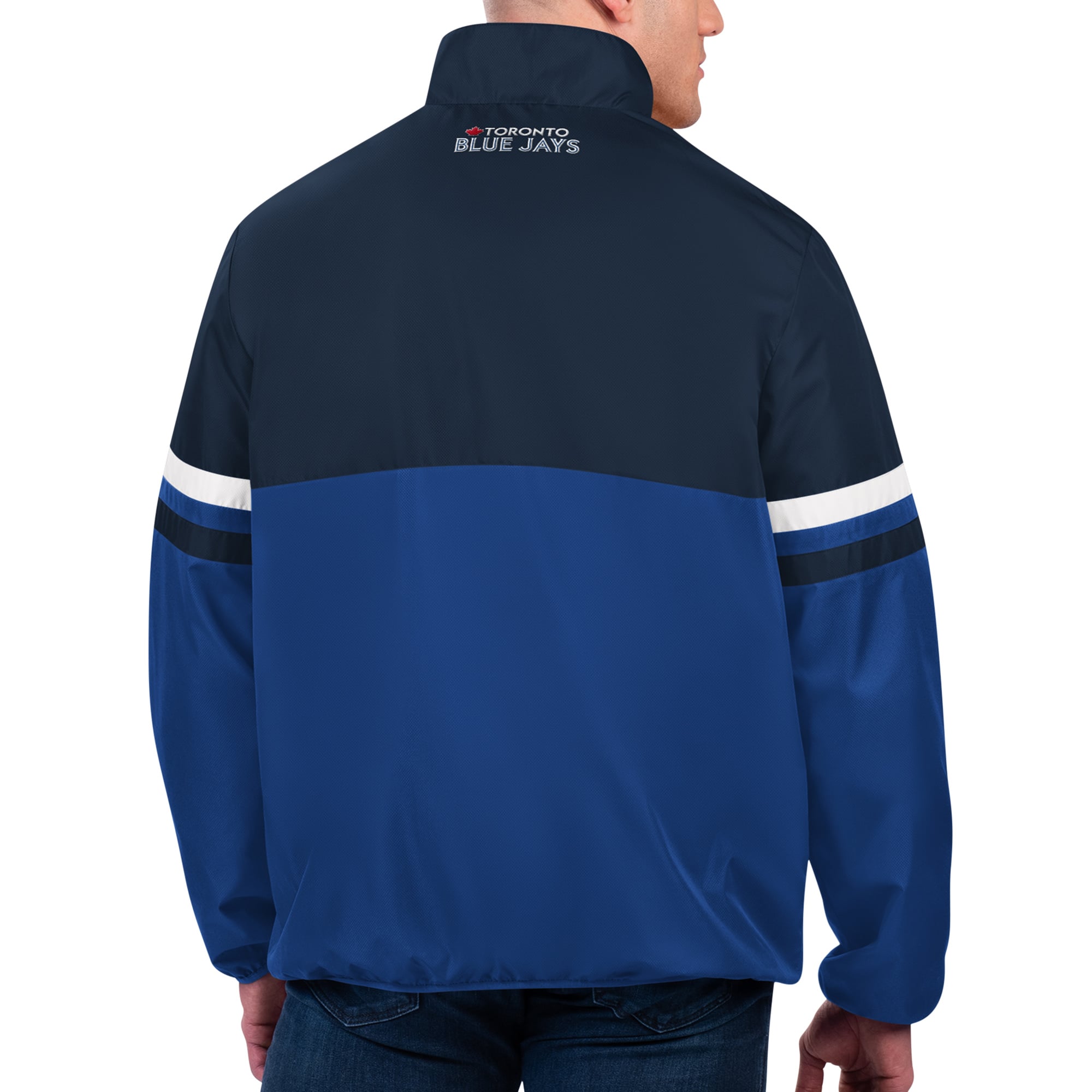 V114037 Veste BluJay NSS SP24 MLB Earned Run 1/2 Zip pour hommes JACMENQZC LA450935