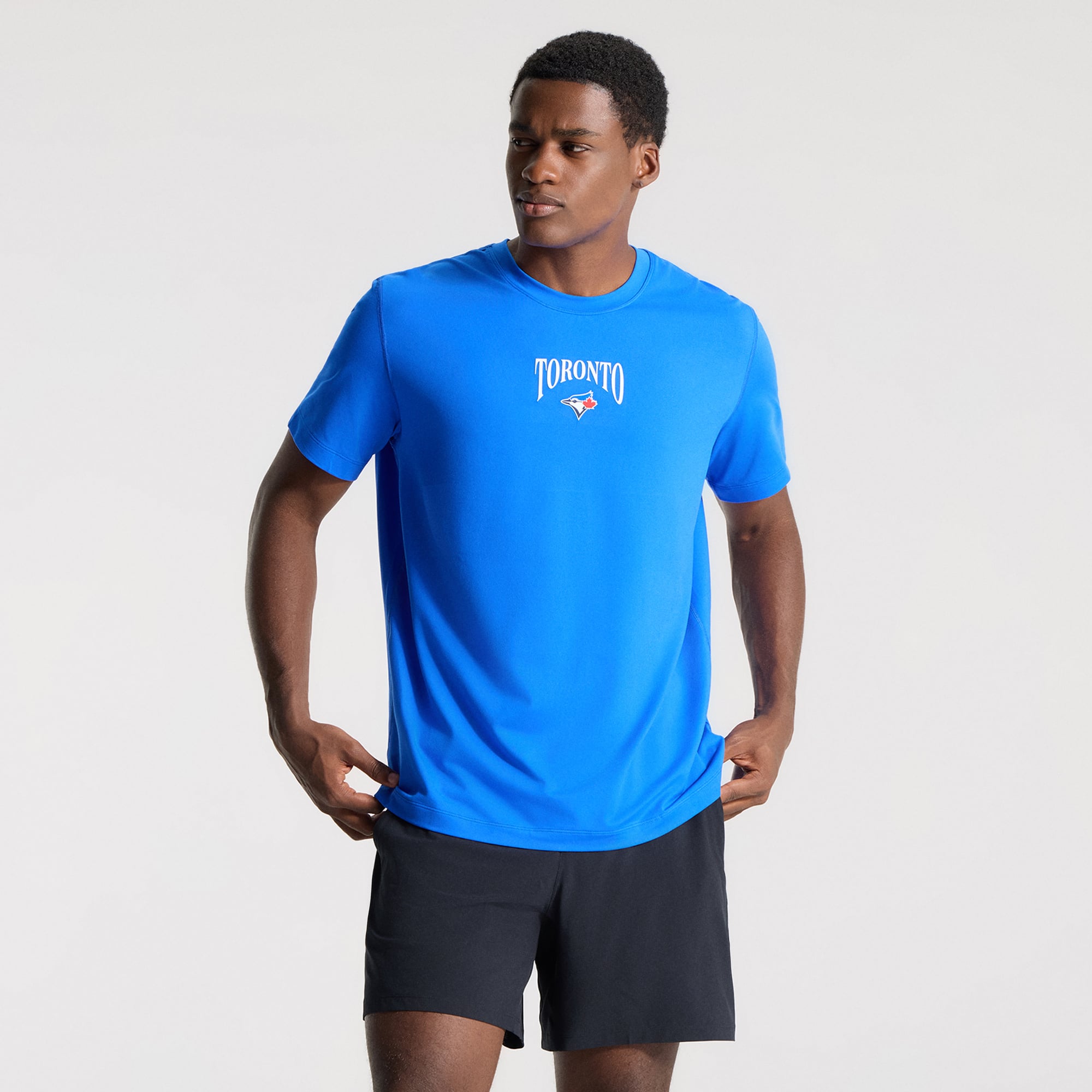 Men's lululemon Blazer Blue Tone Toronto Jays Soft Jersey T-Shirt