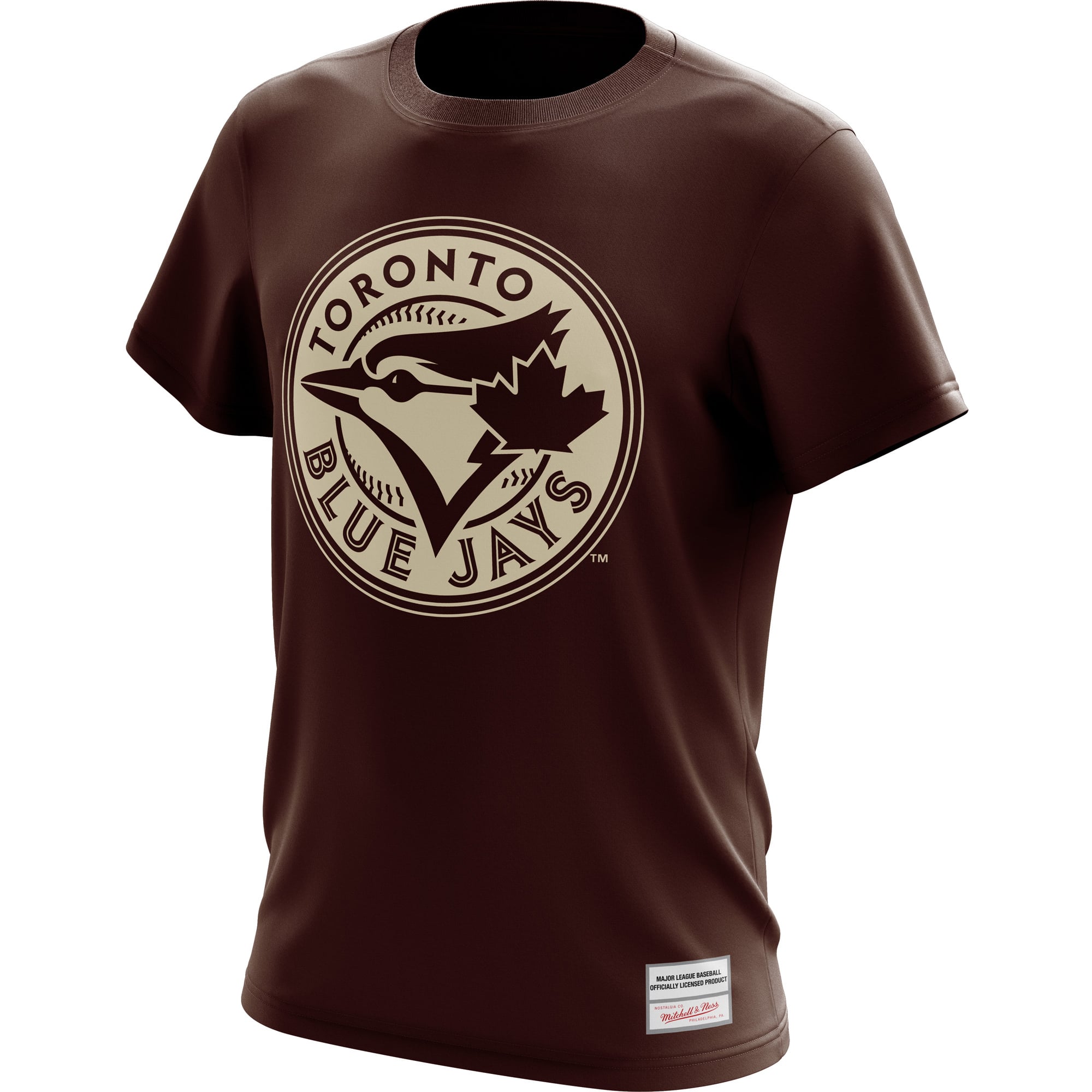 T-shirt Mitchell & Ness marron Toronto Blue Jays pour homme