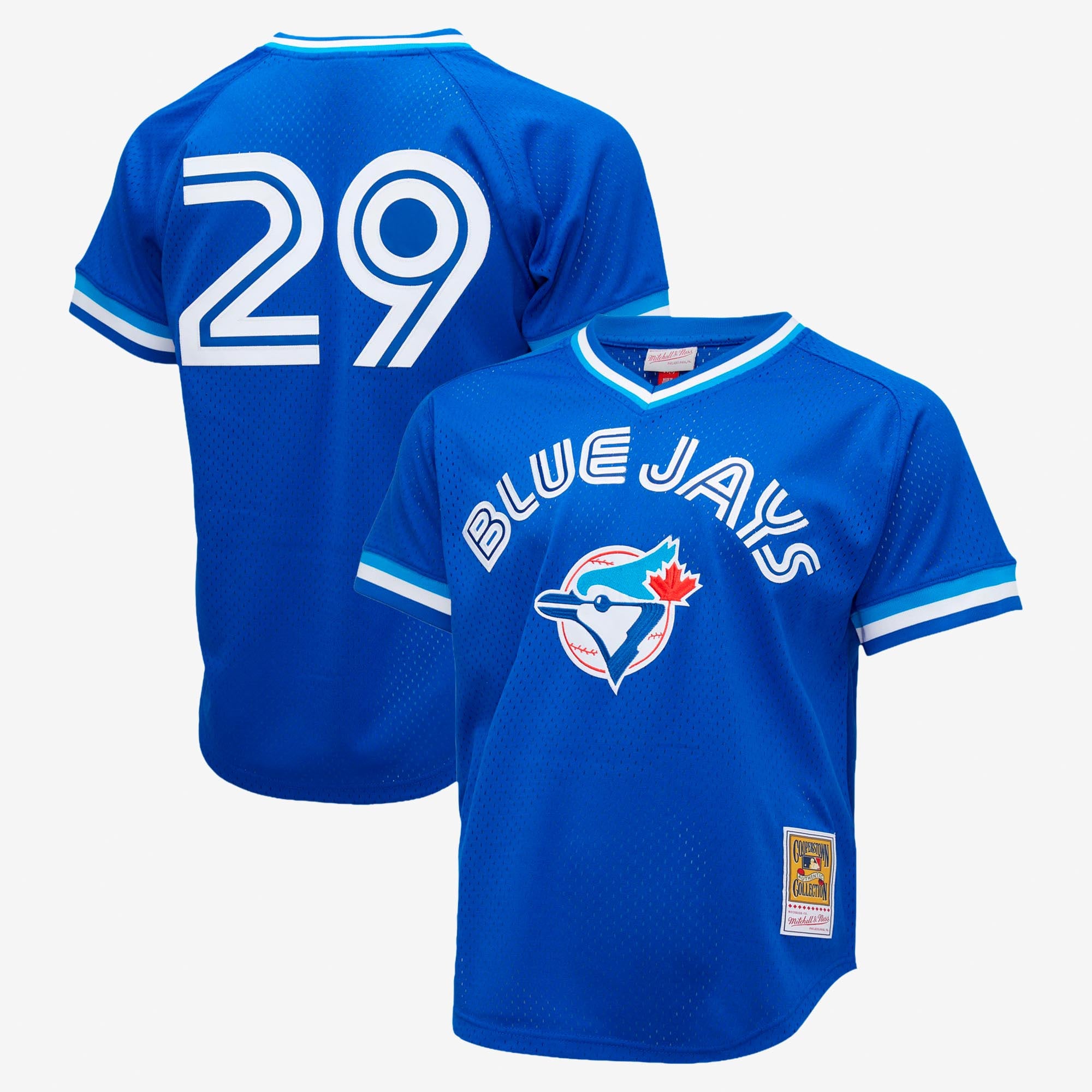 Men's Mitchell & Ness Joe Carter Royal Toronto Blue Jays 1993 Authentic Batting Practice Jersey
