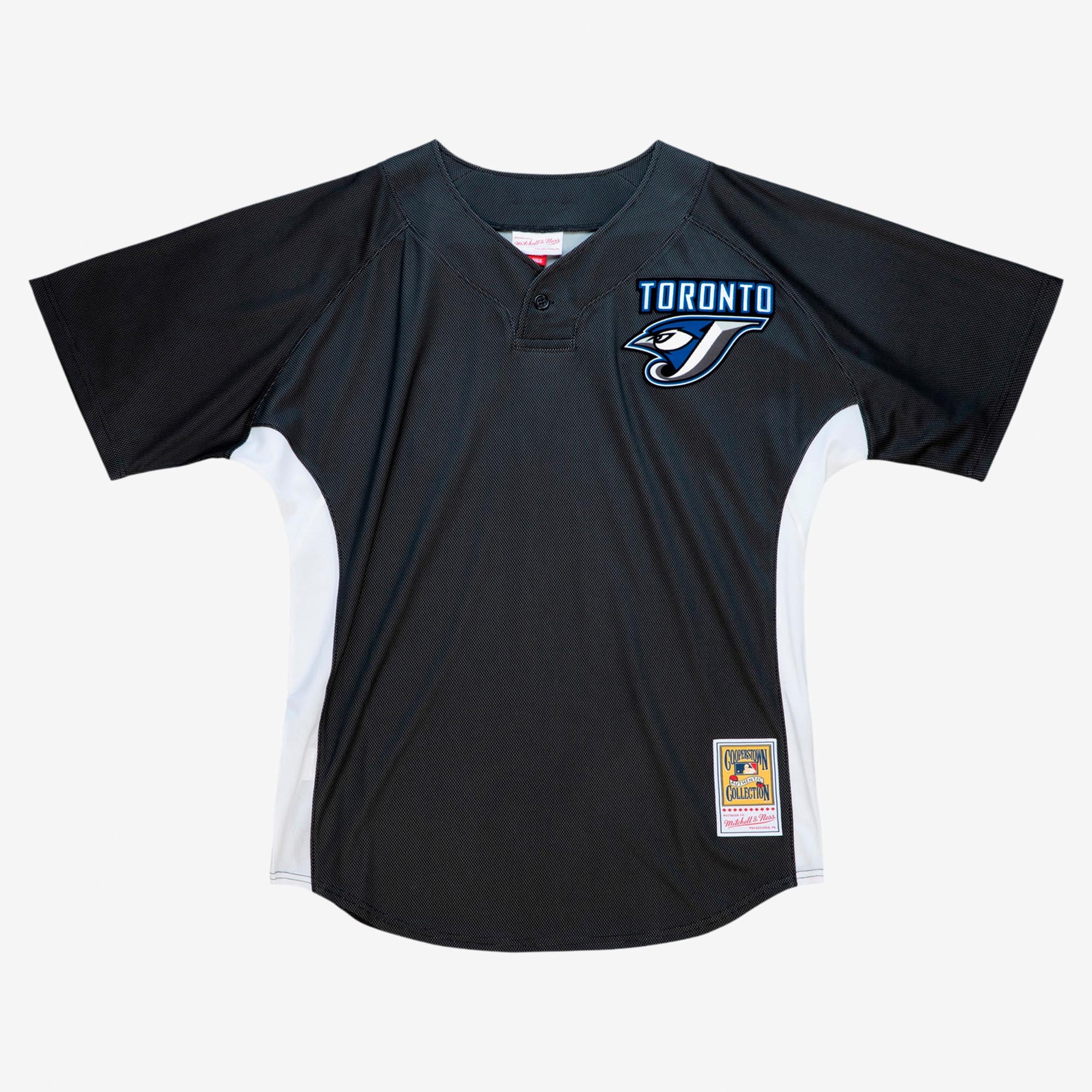 Men's Mitchell & Ness Roy Halladay Black Toronto Blue Jays 2008 Authentic Batting Practice Jersey