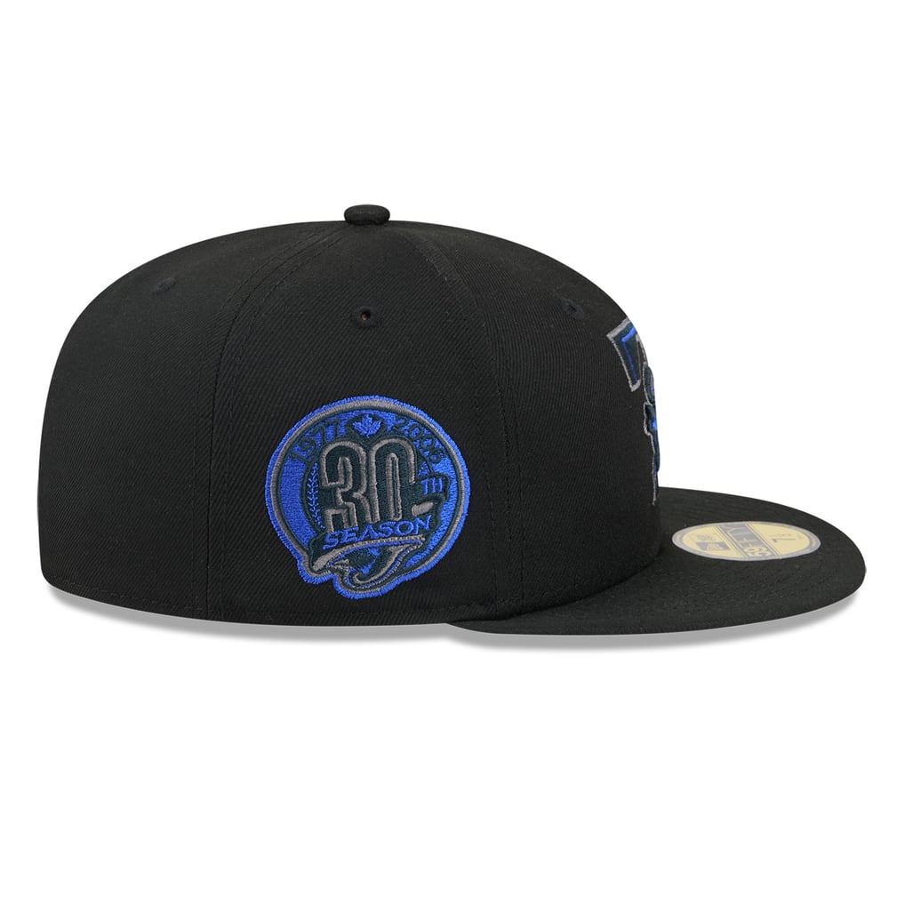 Toronto Blue Color Toronto Blue Jays New Era Color Pop 59FIFTY Fitted Hat - Black