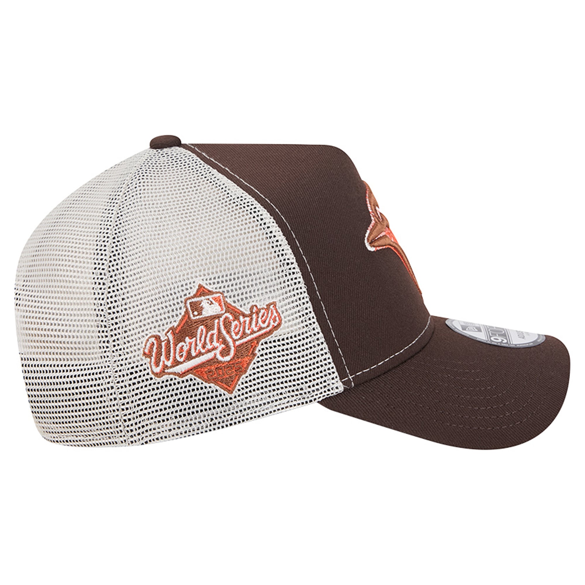 Casquette trucker ajustable New Era 9FORTY marron Toronto Blue Jays Pumpkin Spice pour homme