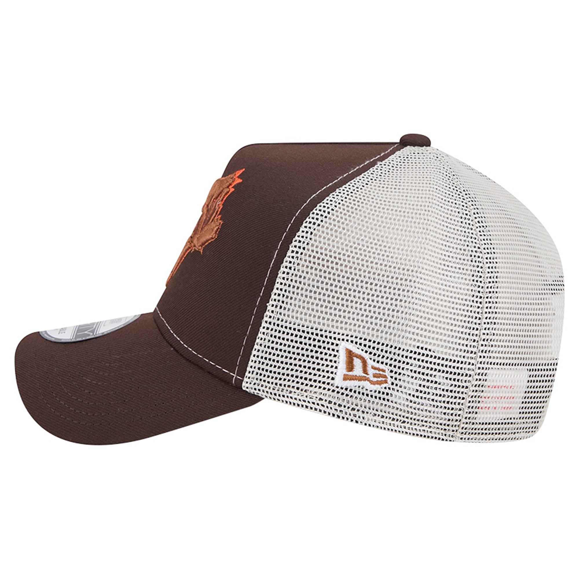 Casquette trucker ajustable New Era 9FORTY marron Toronto Blue Jays Pumpkin Spice pour homme