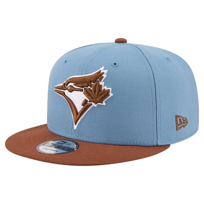 Toronto Blue Jays New Era Color Pack 9FIFTY Snapback Hat - Light Blue/Brown