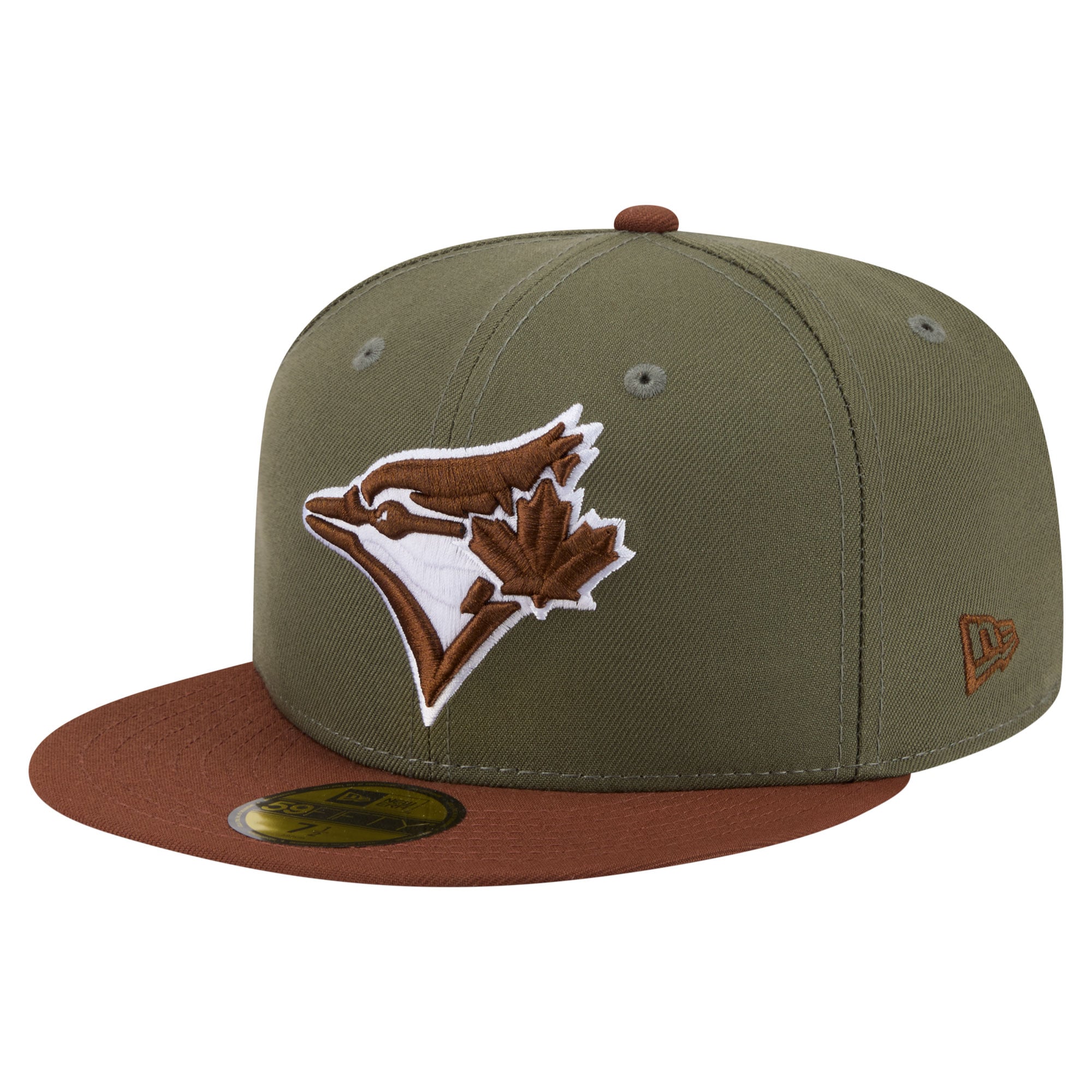 Men's New Era Olive/Brown Toronto Blue Jays Color Pack 59FIFTY Fitted Hat