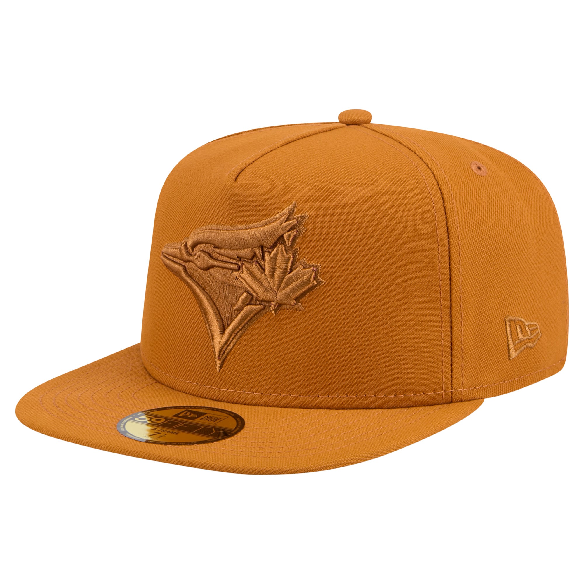 Casquette ajustée A-Frame 59FIFTY orange des Blue Jays de Toronto pour homme New Era