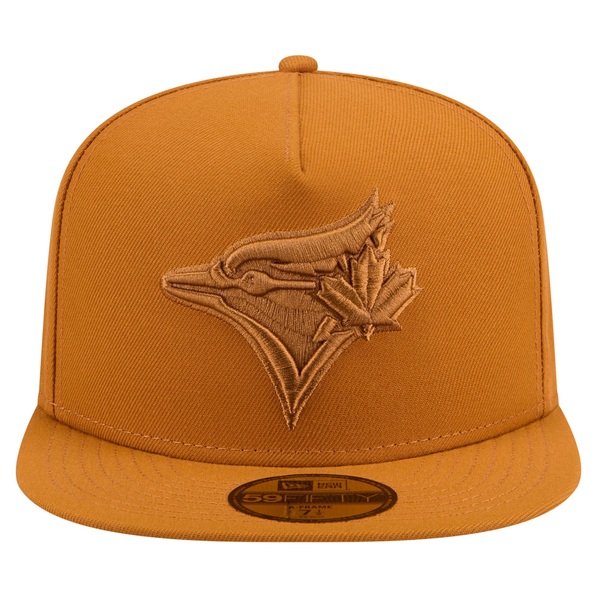 Casquette ajustée A-Frame 59FIFTY orange des Blue Jays de Toronto pour homme New Era