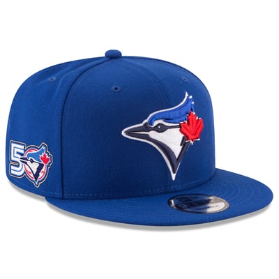 Toronto Blue Jays New Era 50th Anniversary  9FIFTY Snapback Hat - Royal