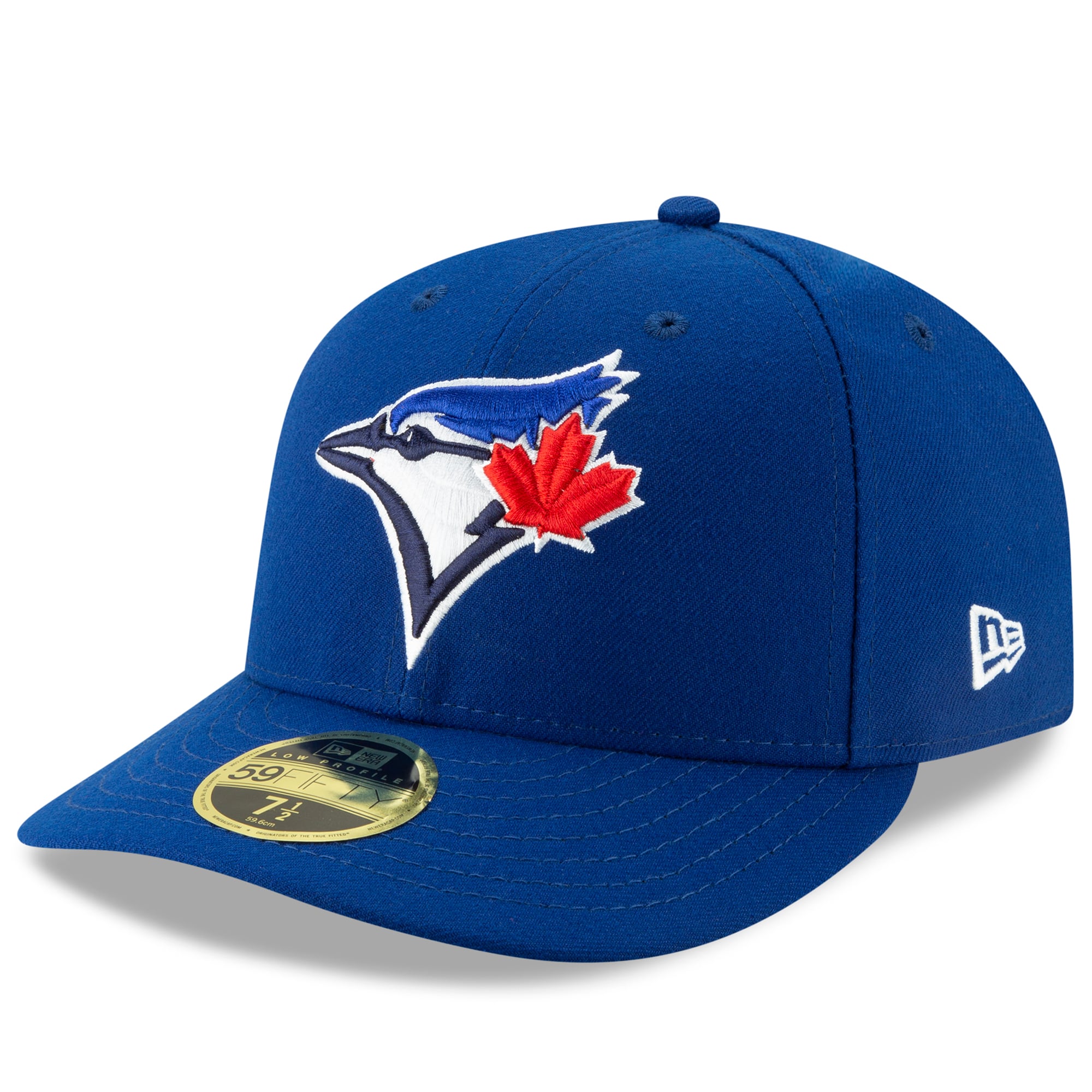 Casquette ajustée New Era Royal Toronto Blue Jays 50e anniversaire Authentic Collection, profil bas 59FIFTY