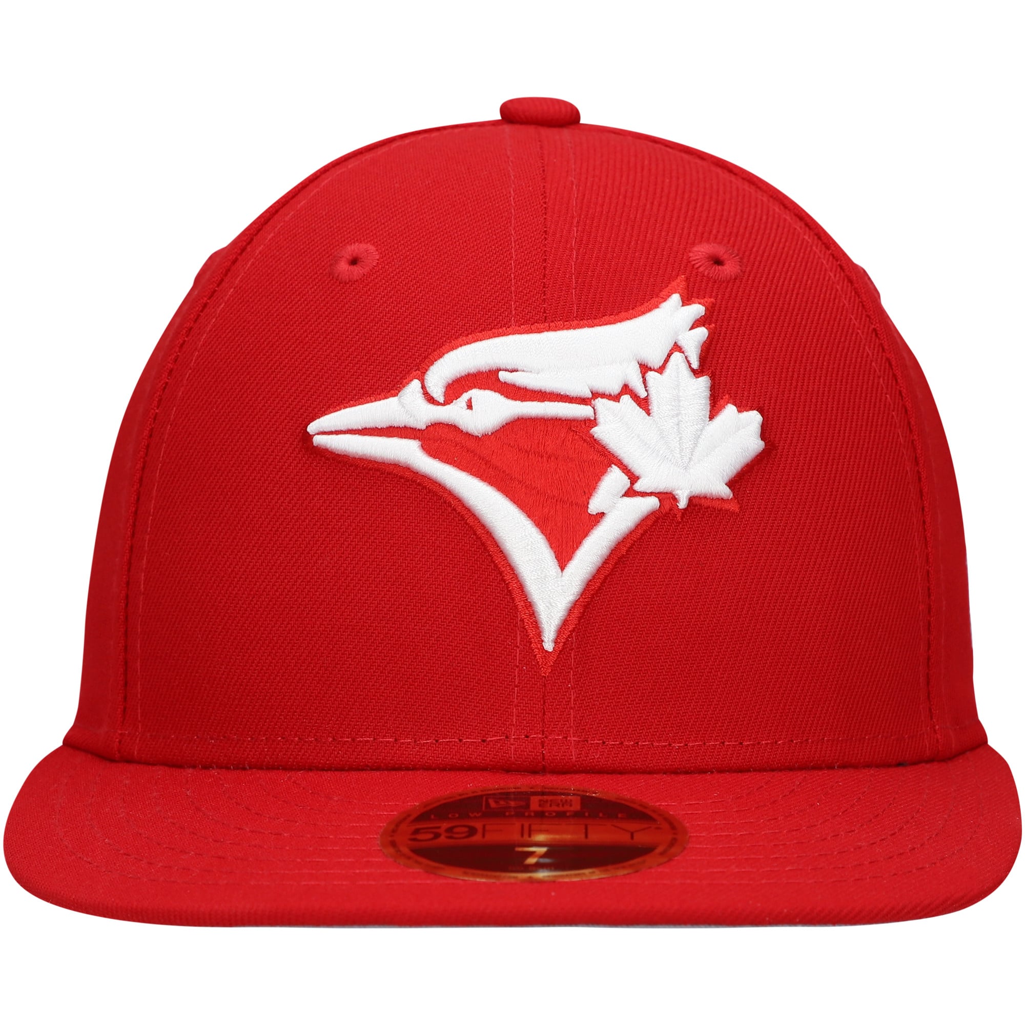 Men's New Era Scarlet Toronto Blue Jays Low Profile 59FIFTY Fitted Hat