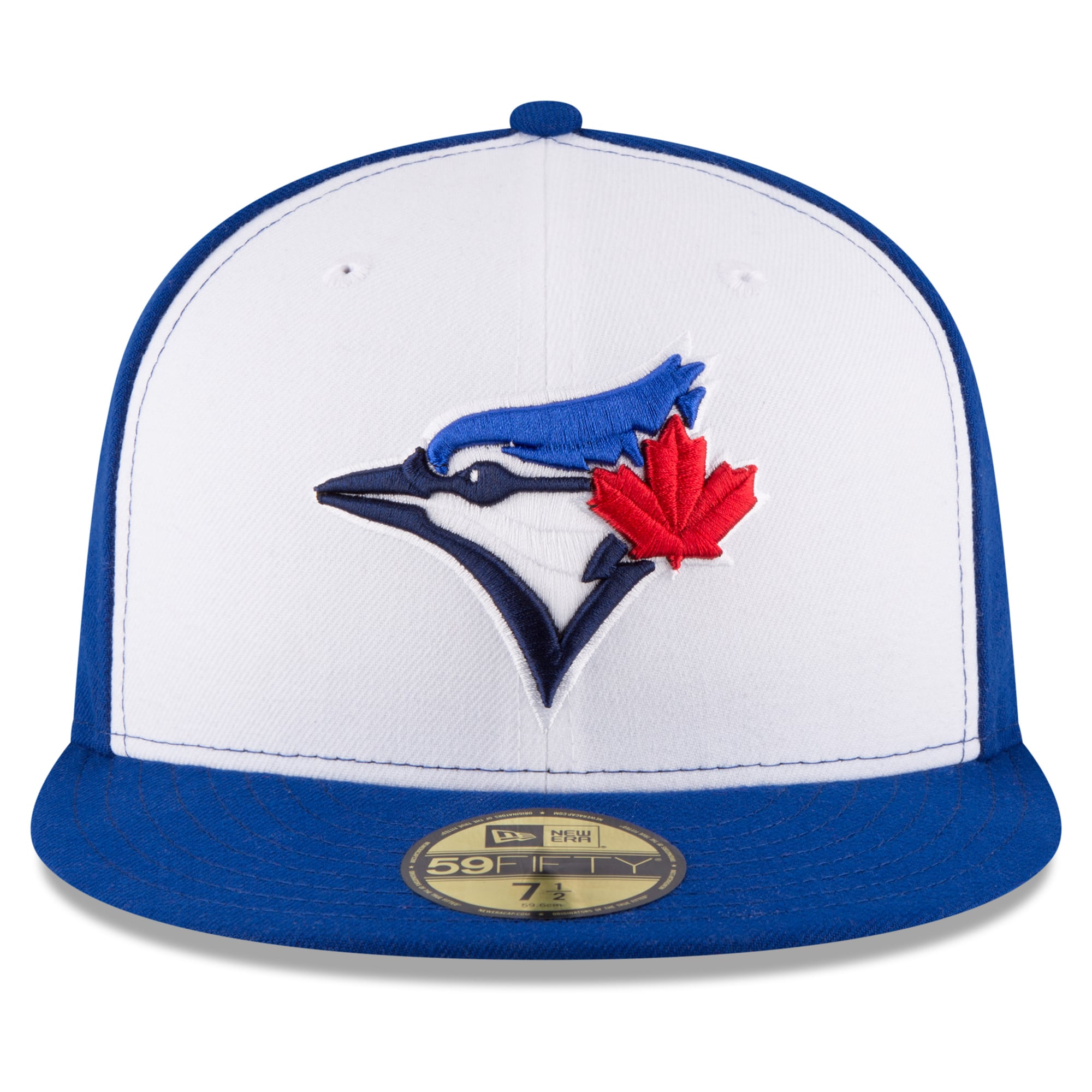 Men's New Era White/Royal Toronto Blue Jays 2026 Players' Weekend Authentic Collection 59FIFTY Fitted Hat