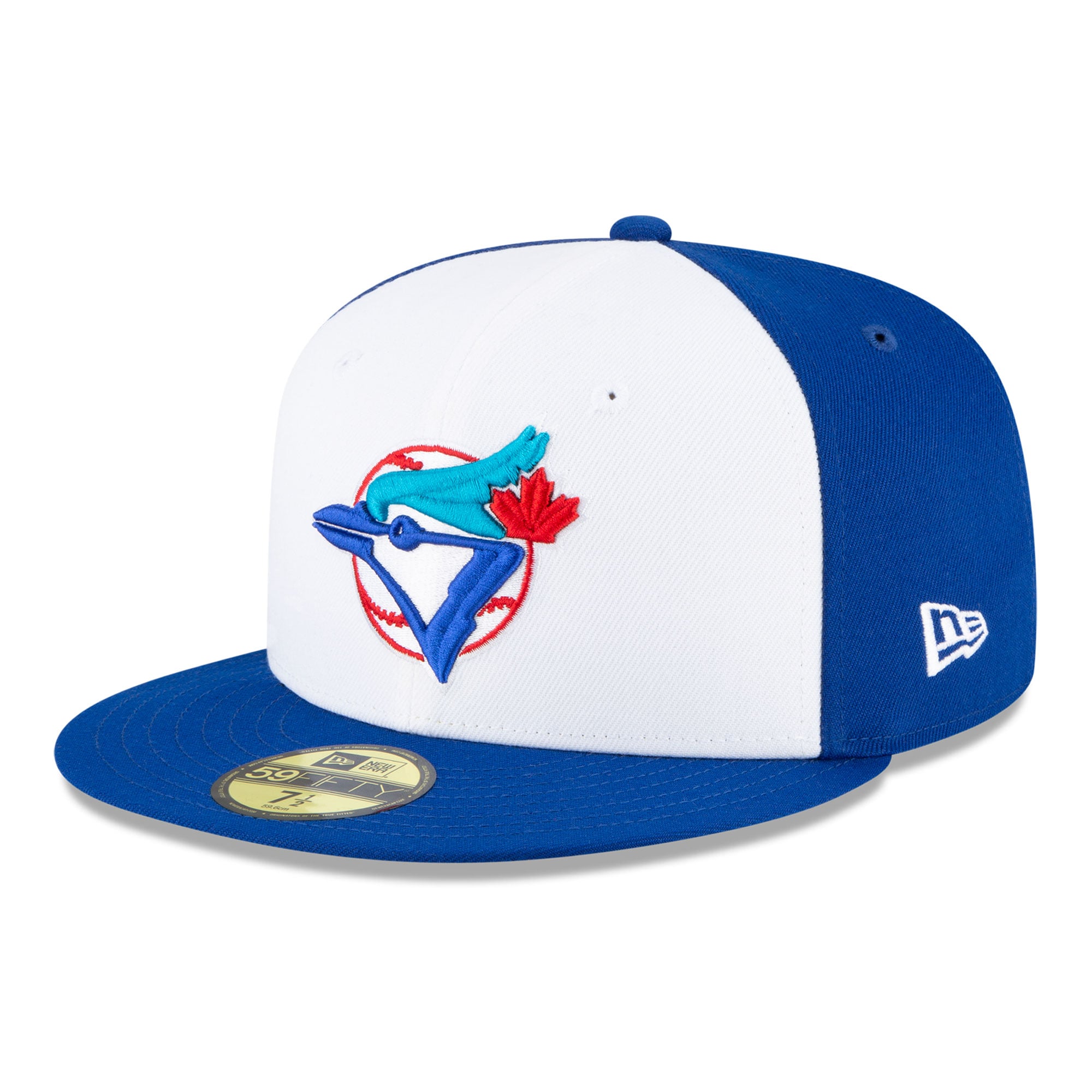 Men's New Era White/Royal Toronto Blue Jays Coop On-Field 59FIFTY Fitted Hat