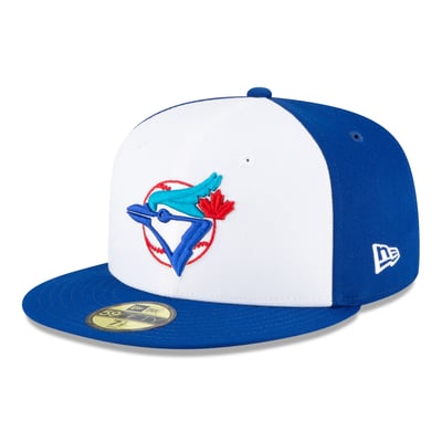 Toronto Blue Jays New Era Coop On-Field 59FIFTY Fitted Hat - White/Royal