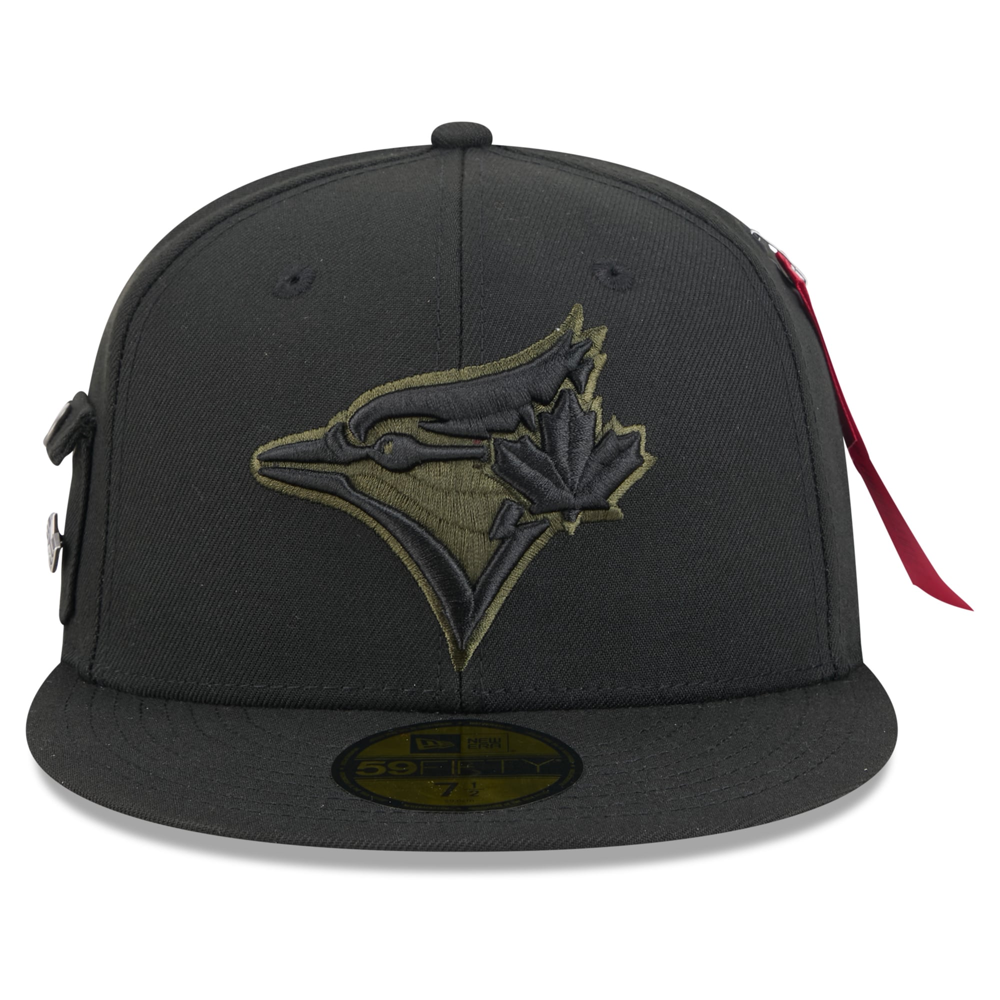 Casquette ajustée New Era x Alpha Industries noire Toronto Blue Jays 59FIFTY pour homme