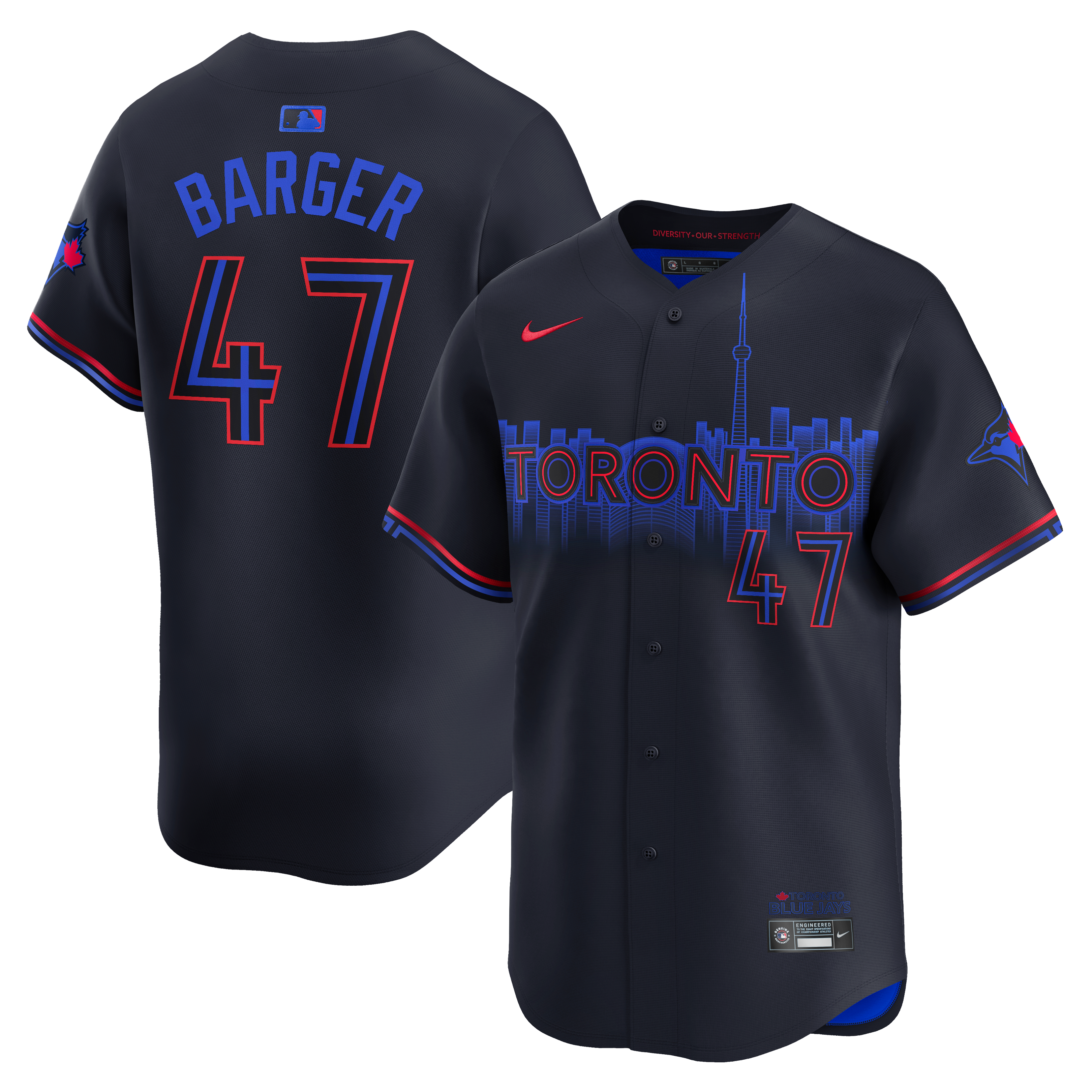 Maillot domicile Nike Addison Barger blanc des Blue Jays de Toronto (édition limitée) pour homme