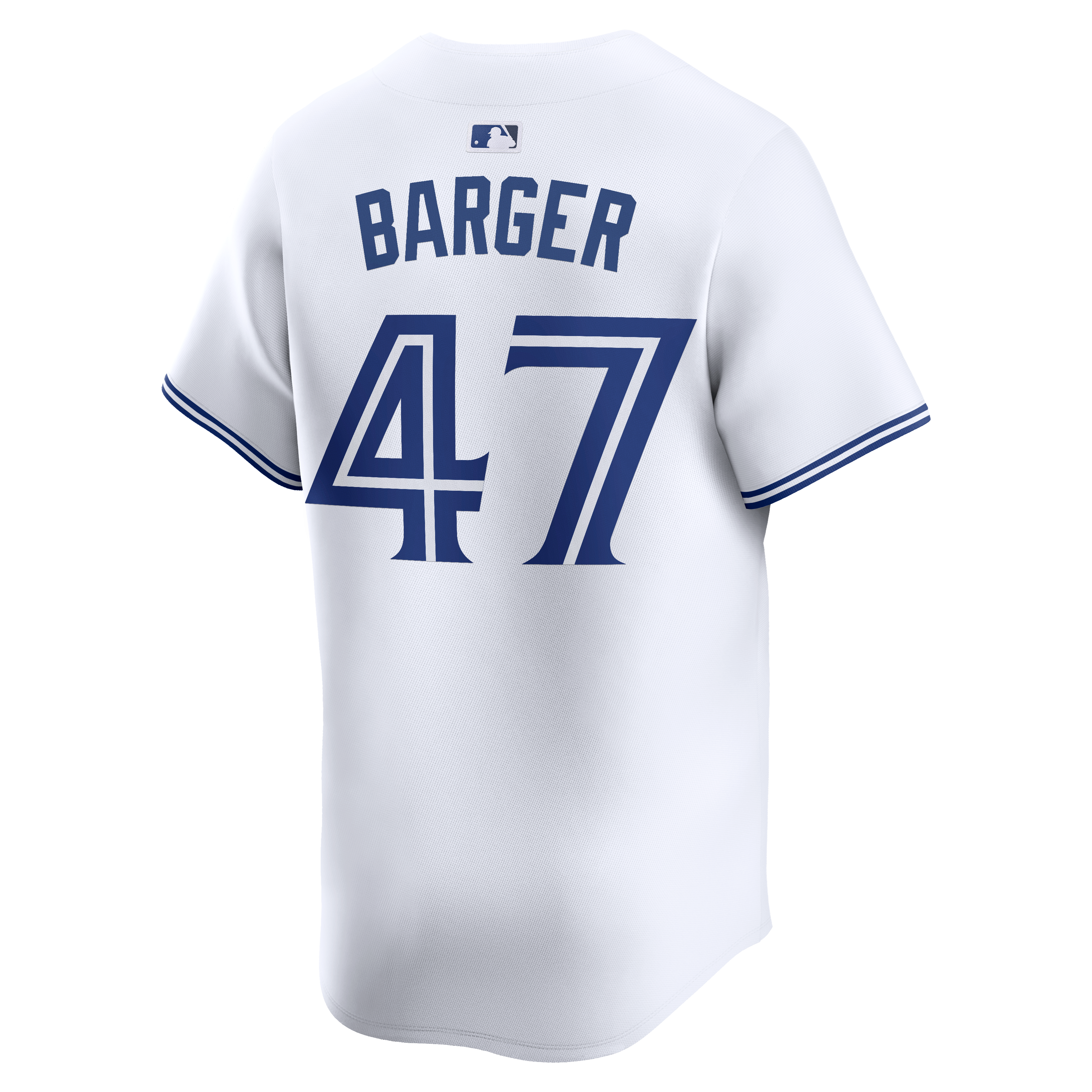 Men's Nike Addison Barger White Toronto Blue Jays Home Limited Jersey