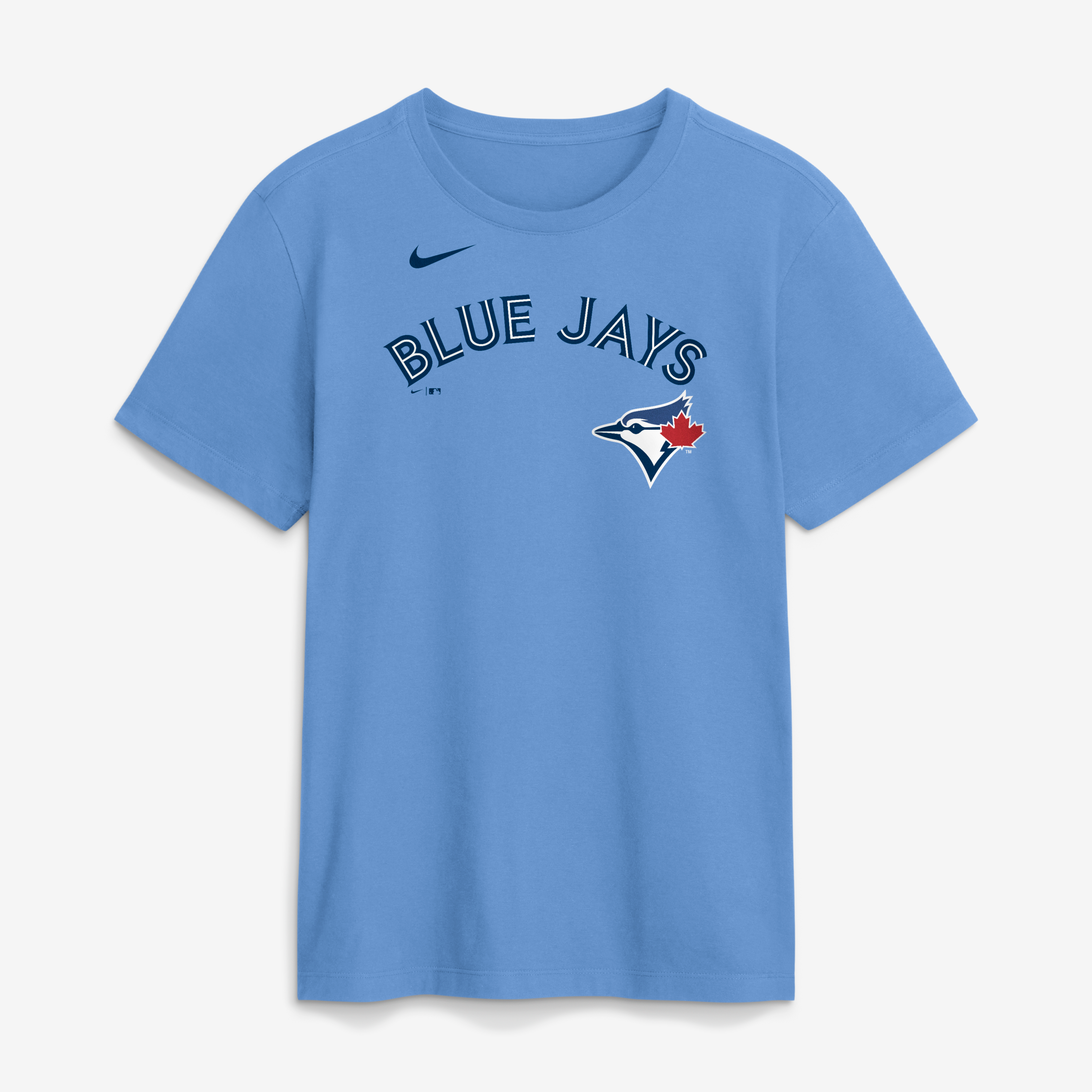 Men's Nike Ernie Clement Powder Blue Toronto Jays Alternate Name & Number T-Shirt