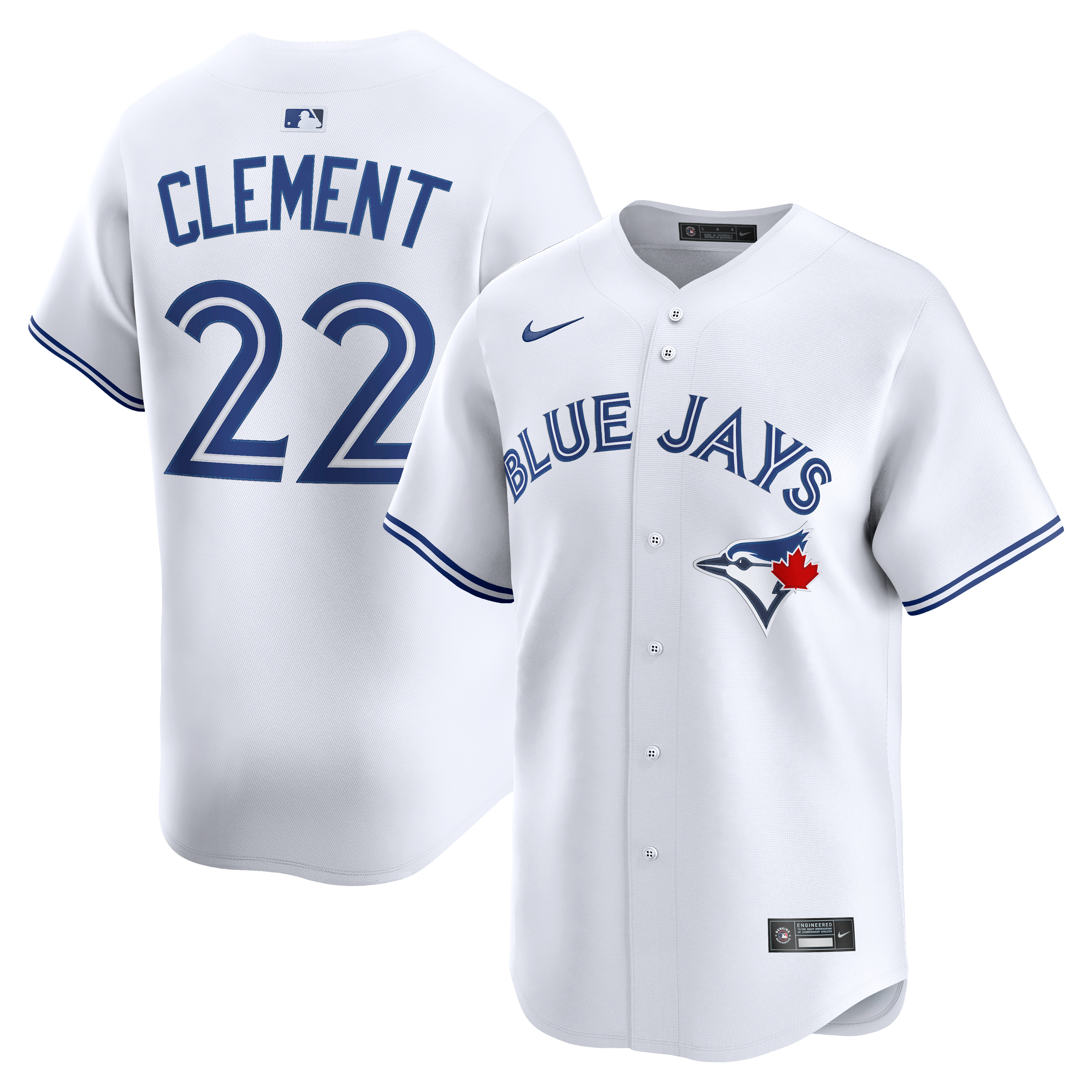 Maillot domicile Nike Ernie Clement blanc des Blue Jays de Toronto (édition limitée) pour homme