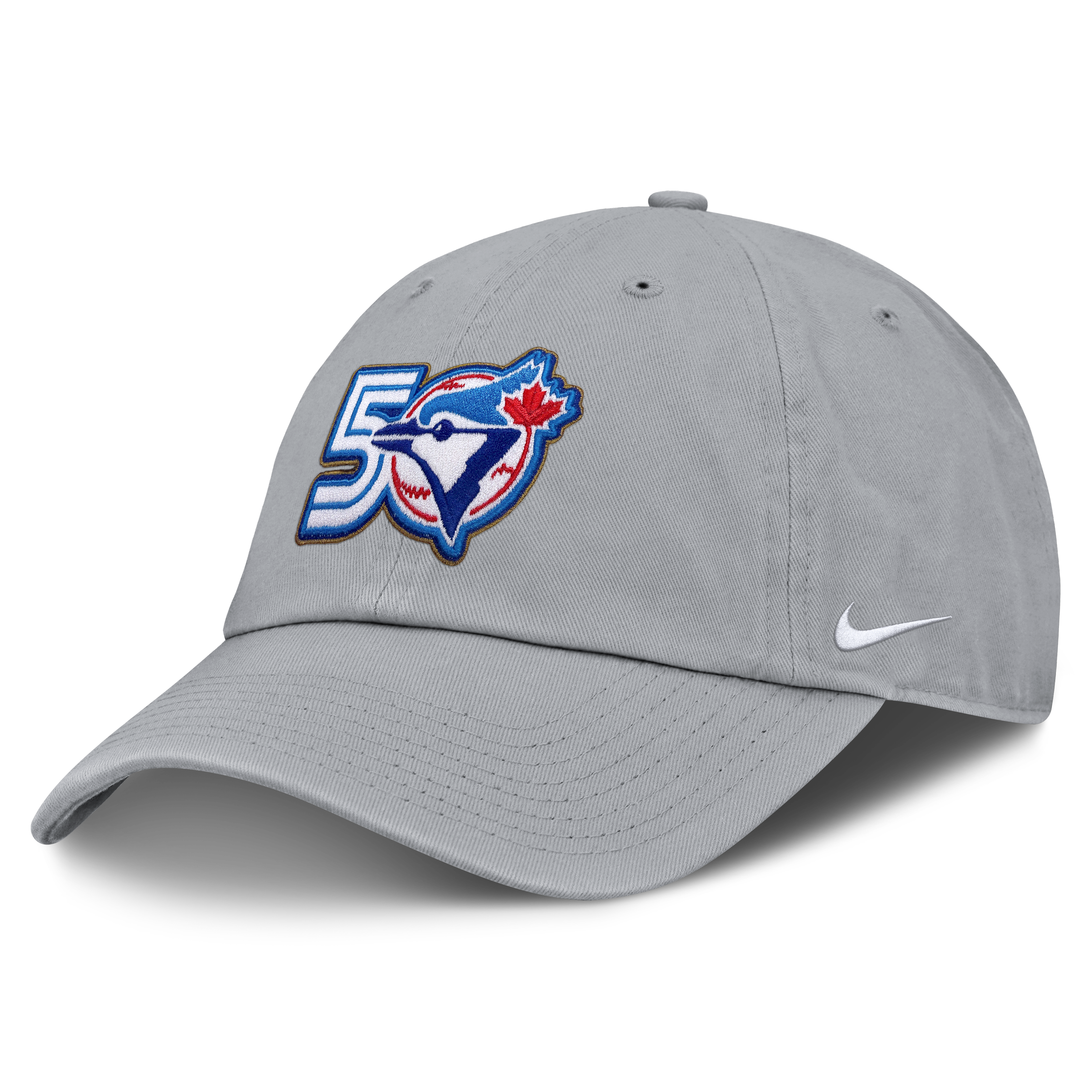 Men's Nike Gray Toronto Blue Jays 50th Season Club Adjustable Hat