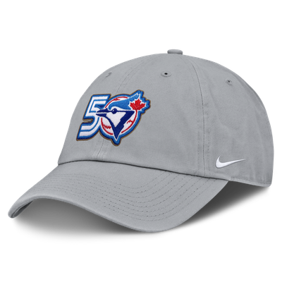 Toronto Blue Jays Nike 50th Season Club Adjustable Hat - Gray