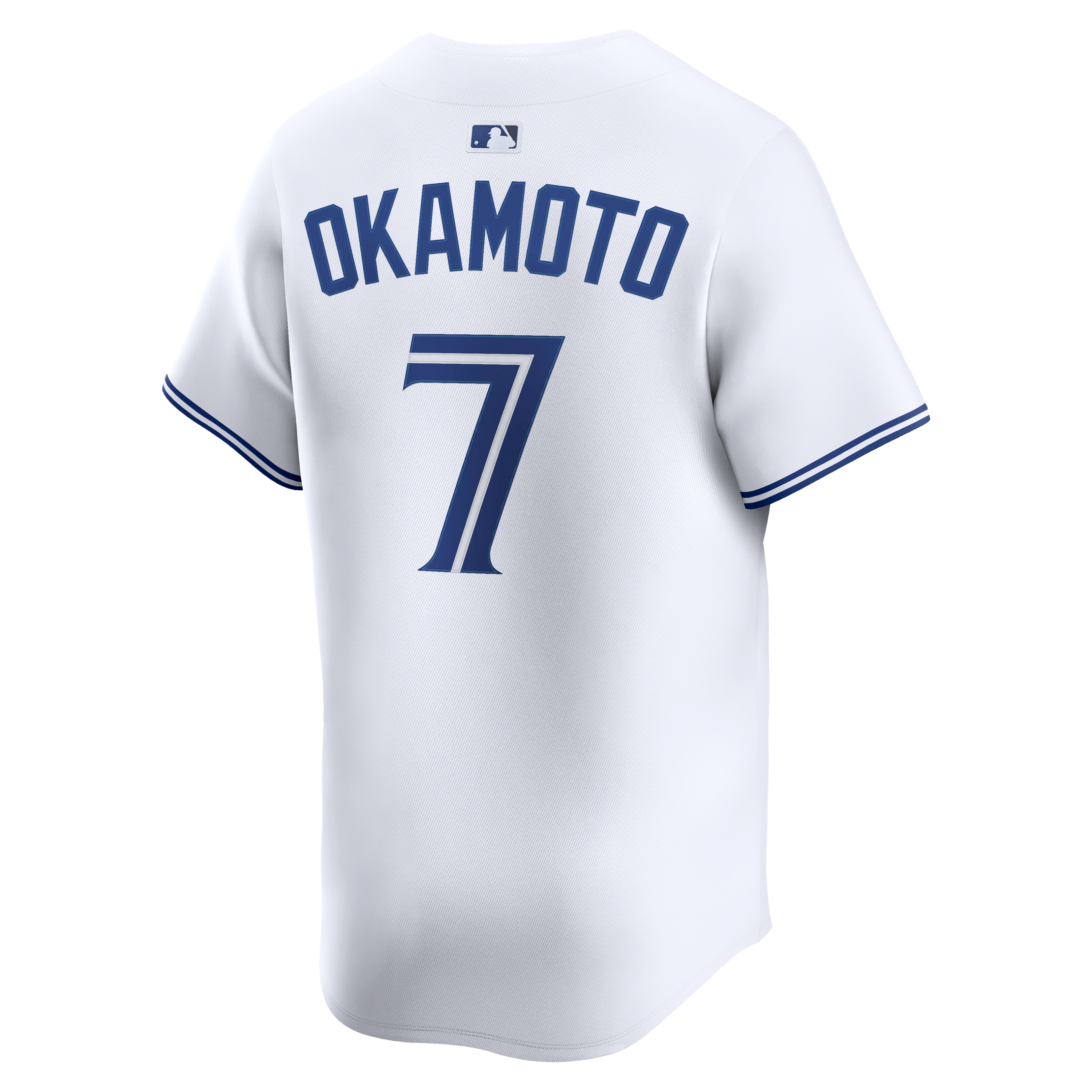 Maillot domicile Nike Kazuma Okamoto blanc des Blue Jays de Toronto (édition limitée) pour homme
