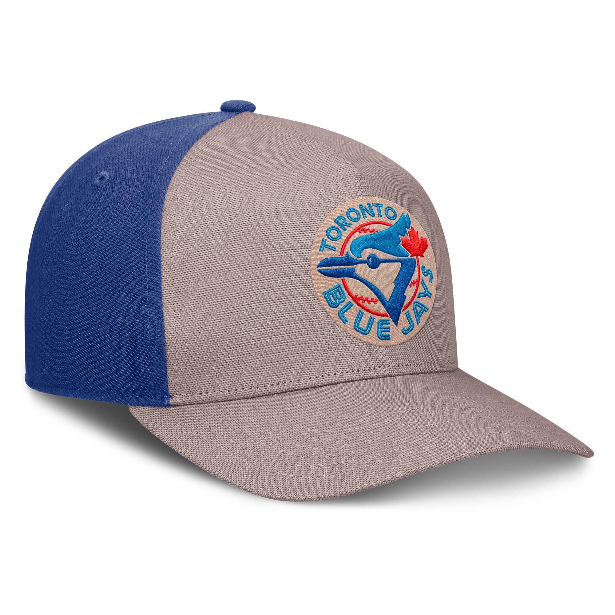 Casquette ajustable Nike pour homme, marron clair/bleu roi, Blue Jays de Toronto, modèle Cooperstown Rise A-Frame