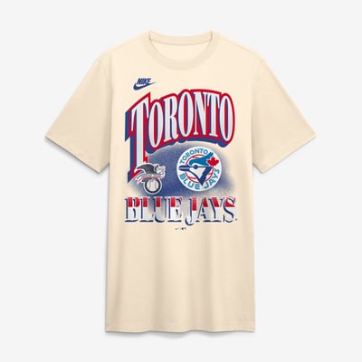 Toronto Blue Jays Nike Cooperstown Collection Vintage Tri-Blend T-Shirt - Natural