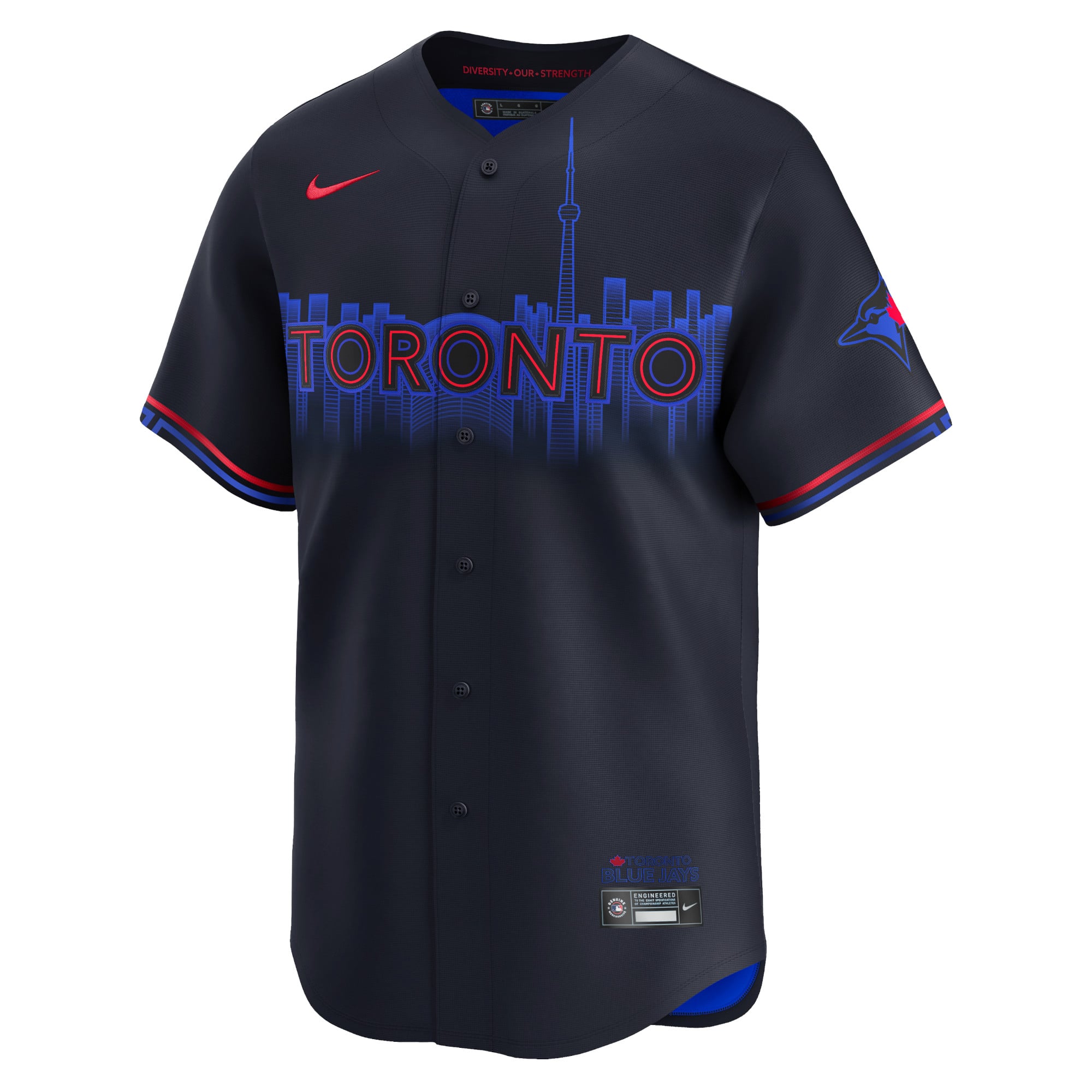 Men's Nike Navy Toronto Blue Jays 2024 City Connect Limited Jersey