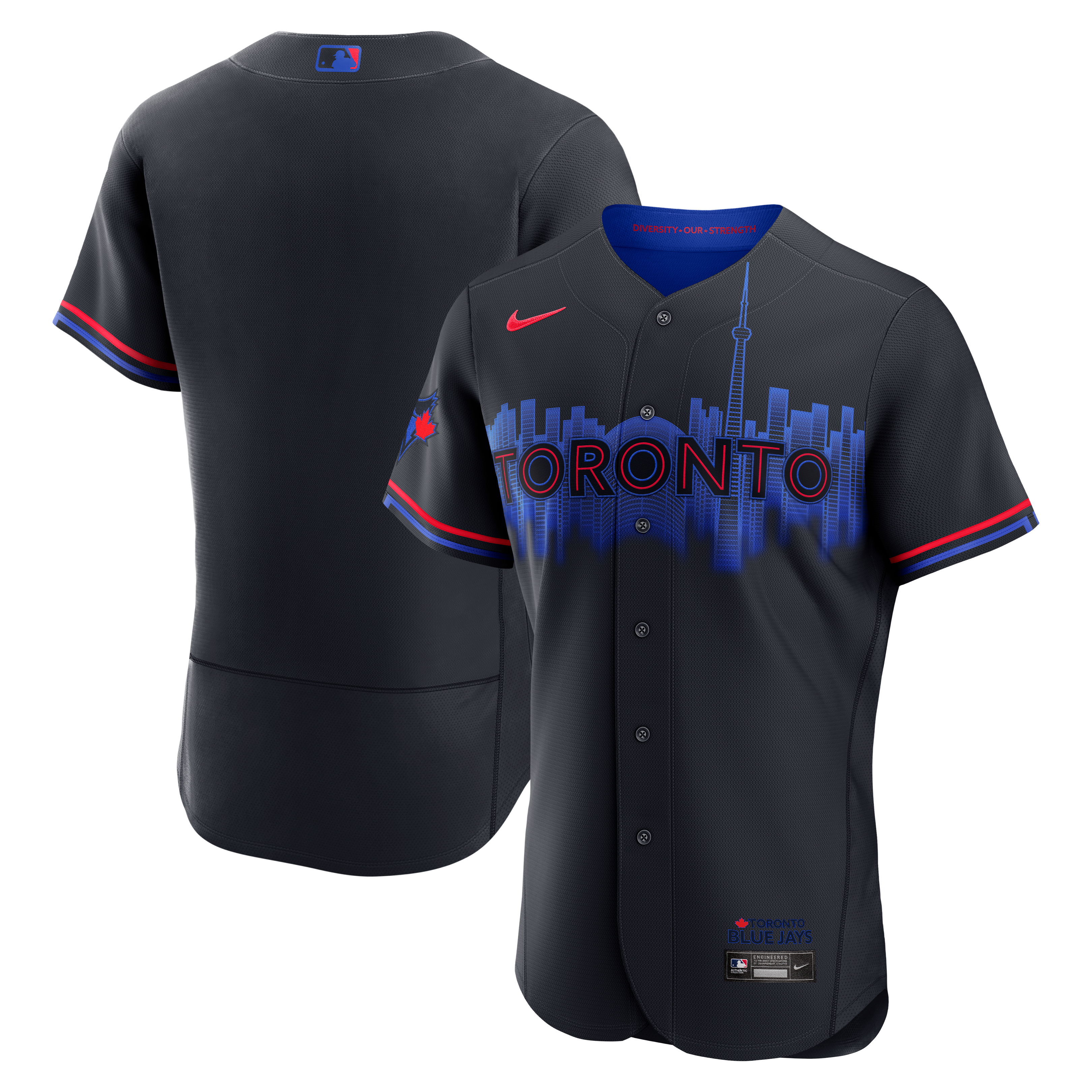 Men's Nike Navy Toronto Blue Jays City Connect Authentic Jersey