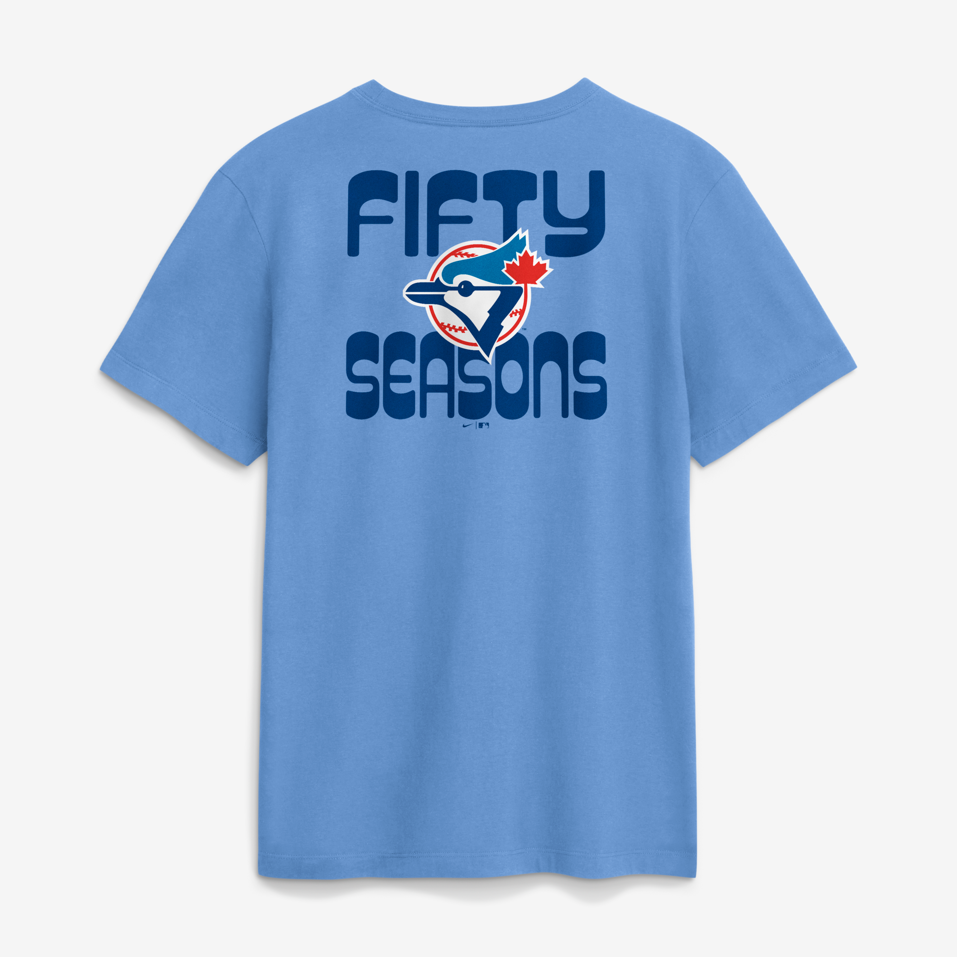 T-shirt Nike bleu poudré pour homme, match d'ouverture de la 50e saison des Blue Jays Toronto