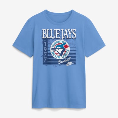 Toronto Blue Jays Nike Cooperstown Logo T-Shirt - Powder Blue