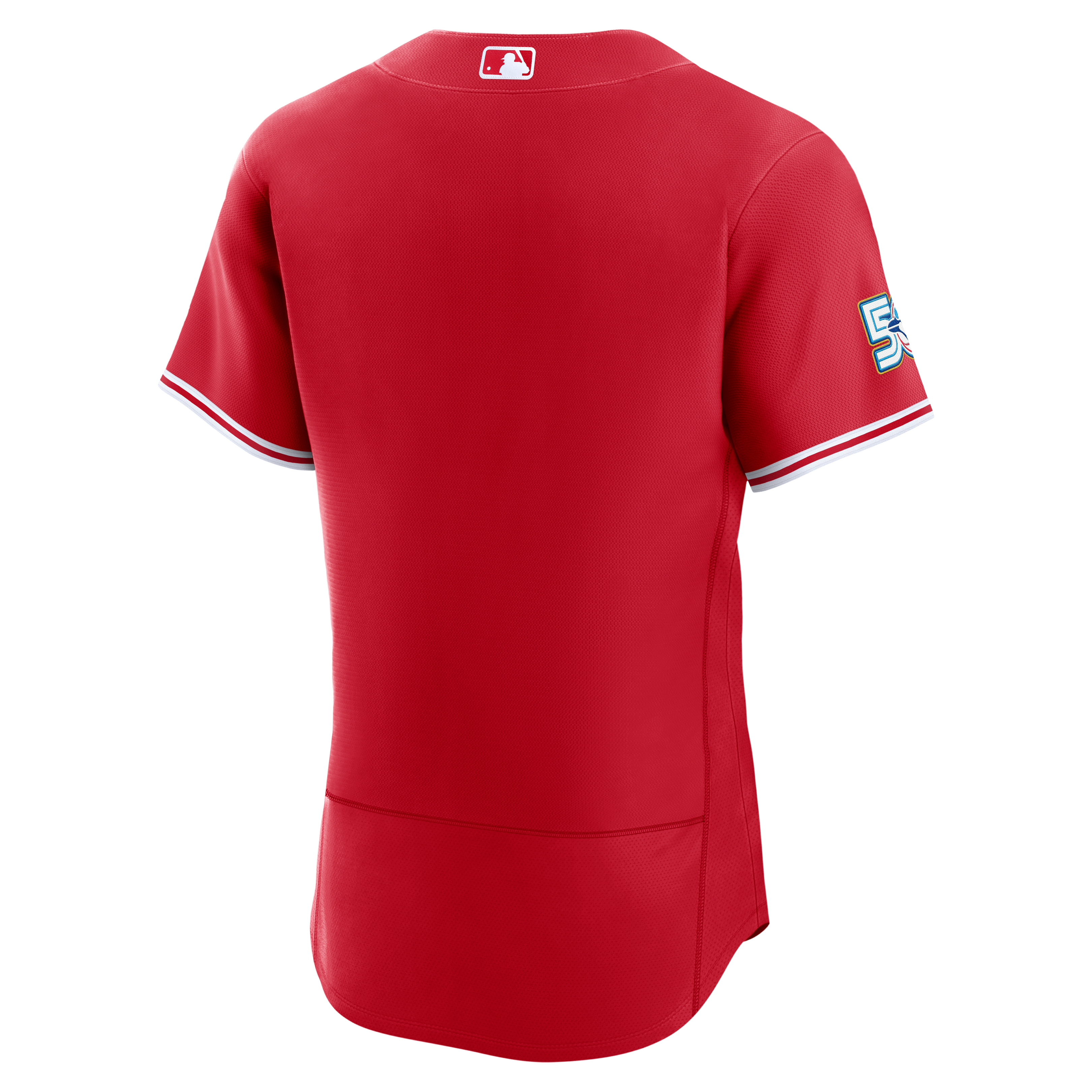 Maillot authentique alternatif rouge Nike des Blue Jays de Toronto pour hommes, 50e anniversaire