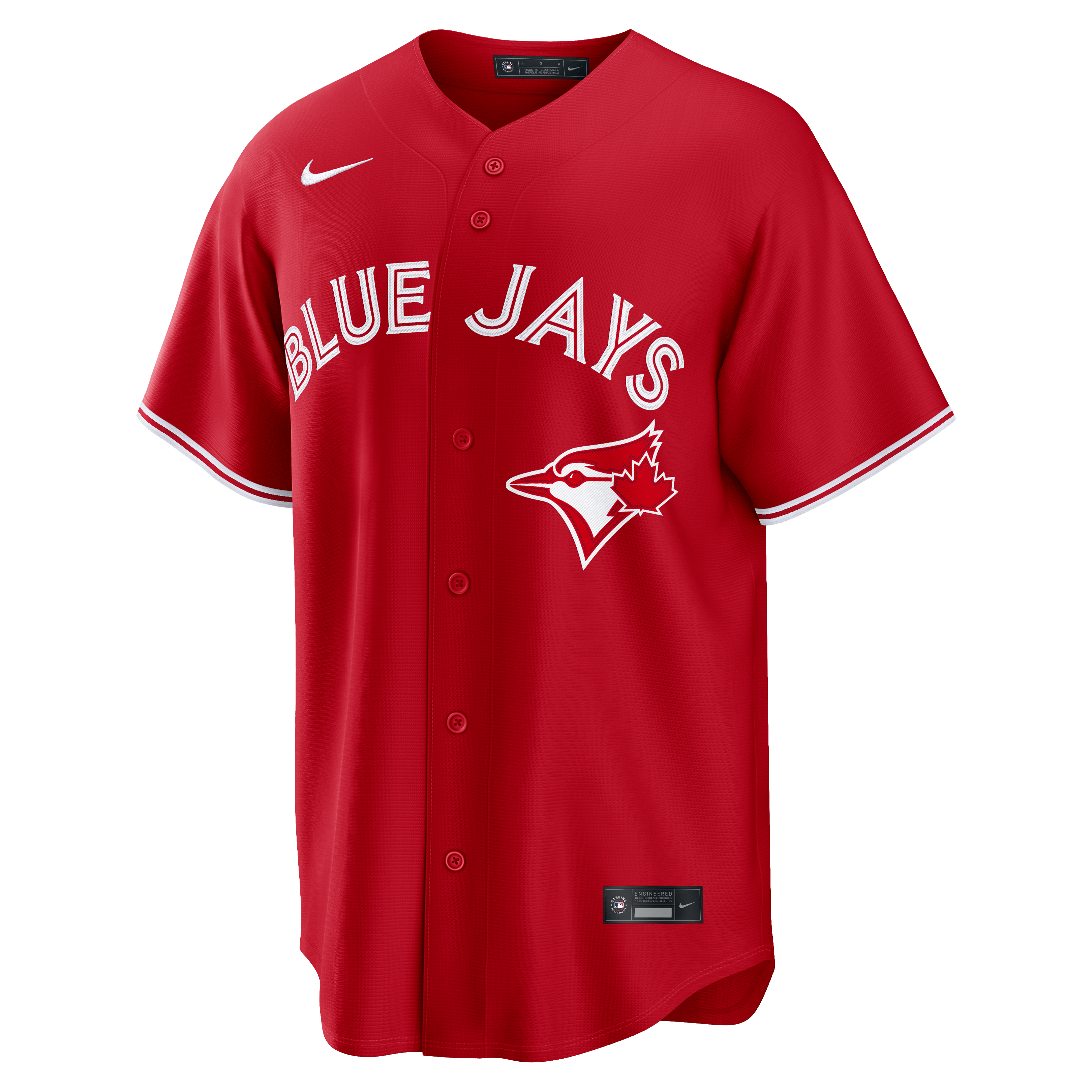 Men's Nike Trey Yesavage Red Toronto Blue Jays Canada Day Replica Jersey