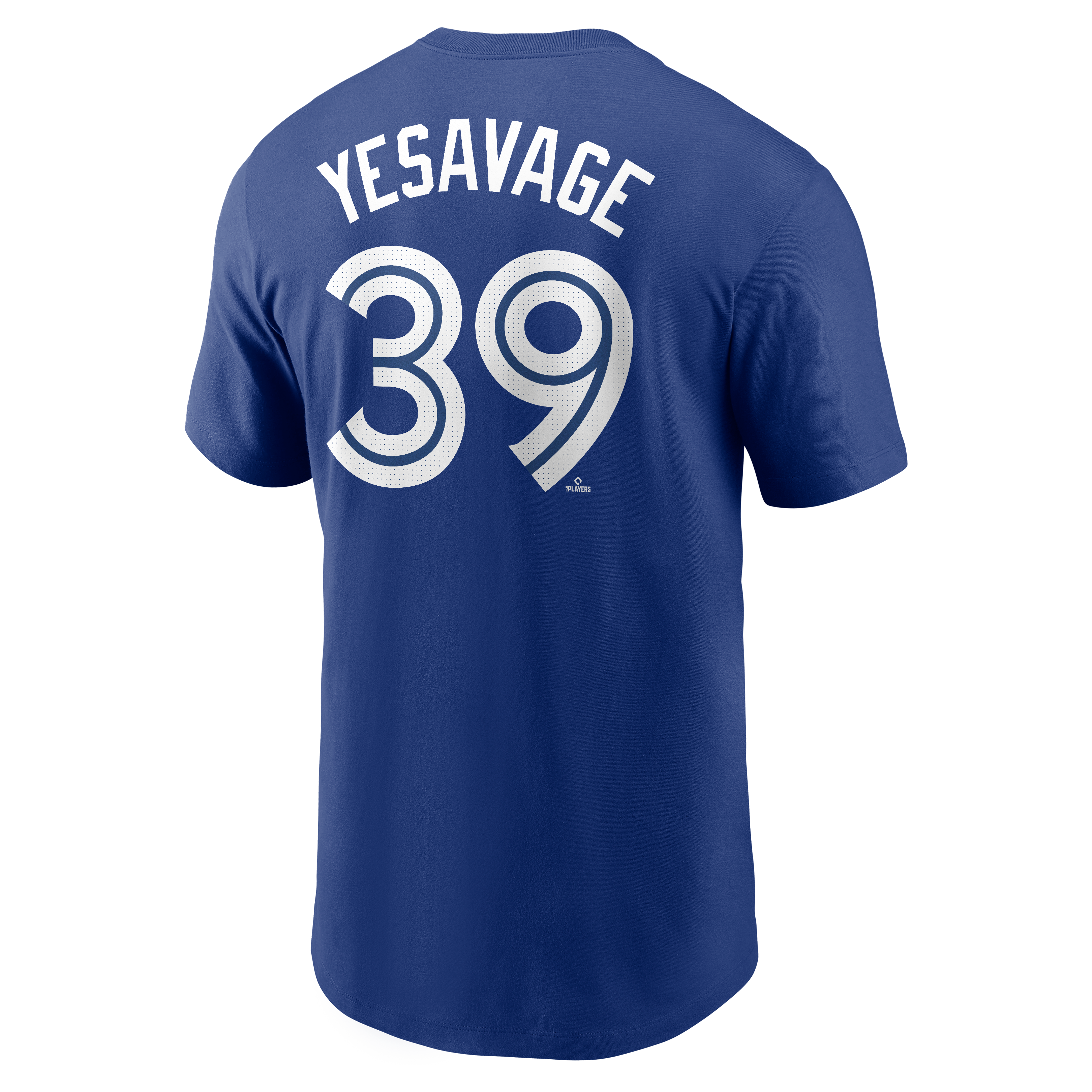 T-shirt Nike Trey Yesavage Royal pour homme, avec nom et numéro Fuse des Blue Jays de Toronto