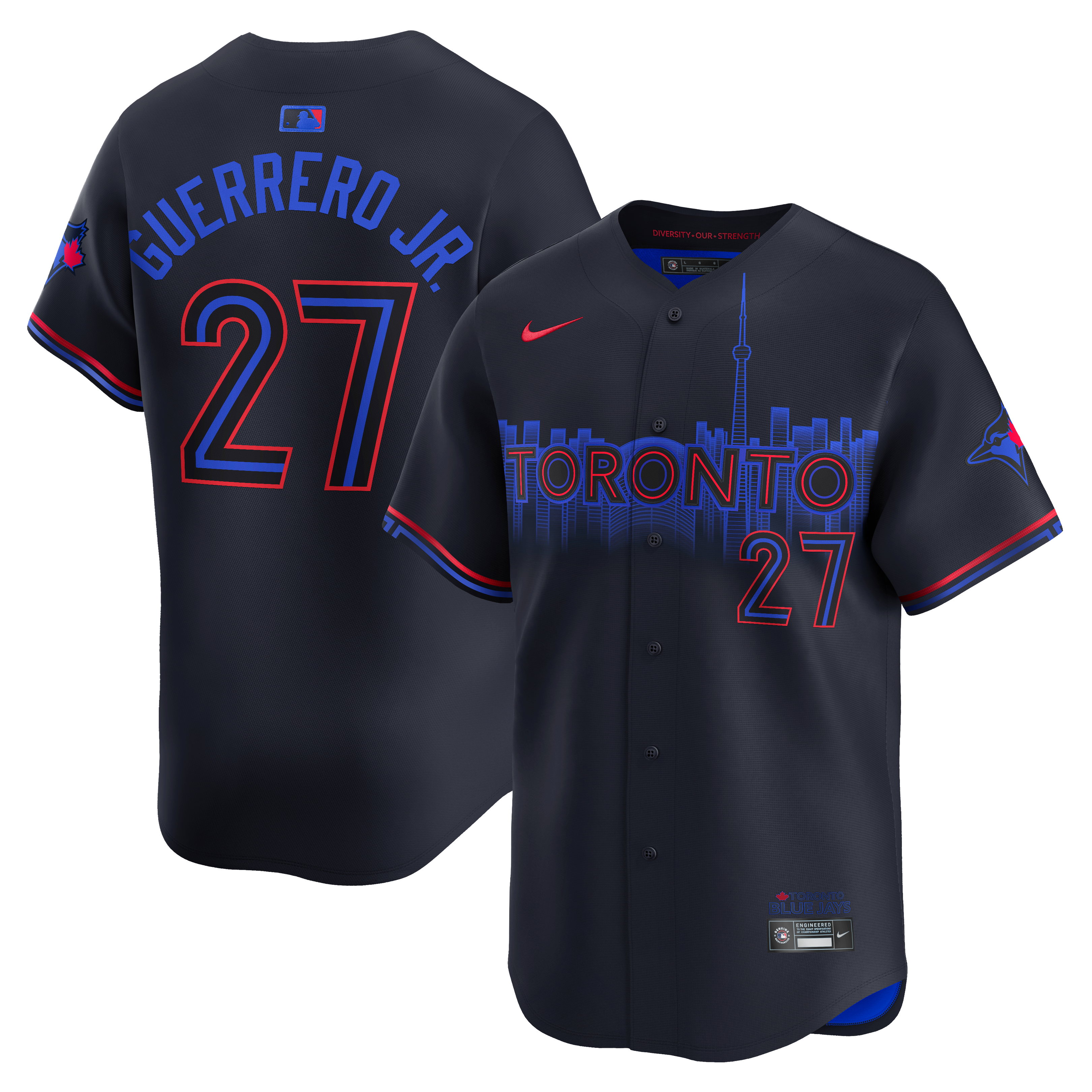 Maillot domicile Nike Vladimir Guerrero Jr. blanc des Blue Jays de Toronto (édition limitée)
