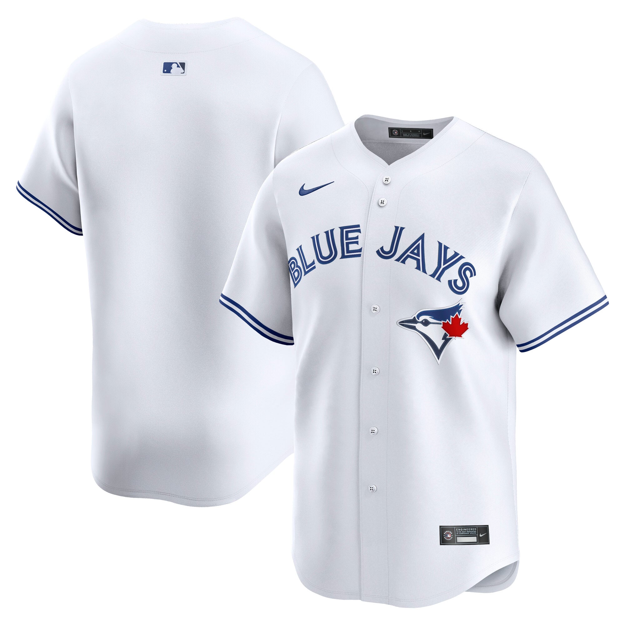 Maillot domicile Nike Blue Jays de Toronto blanc pour homme, édition limitée