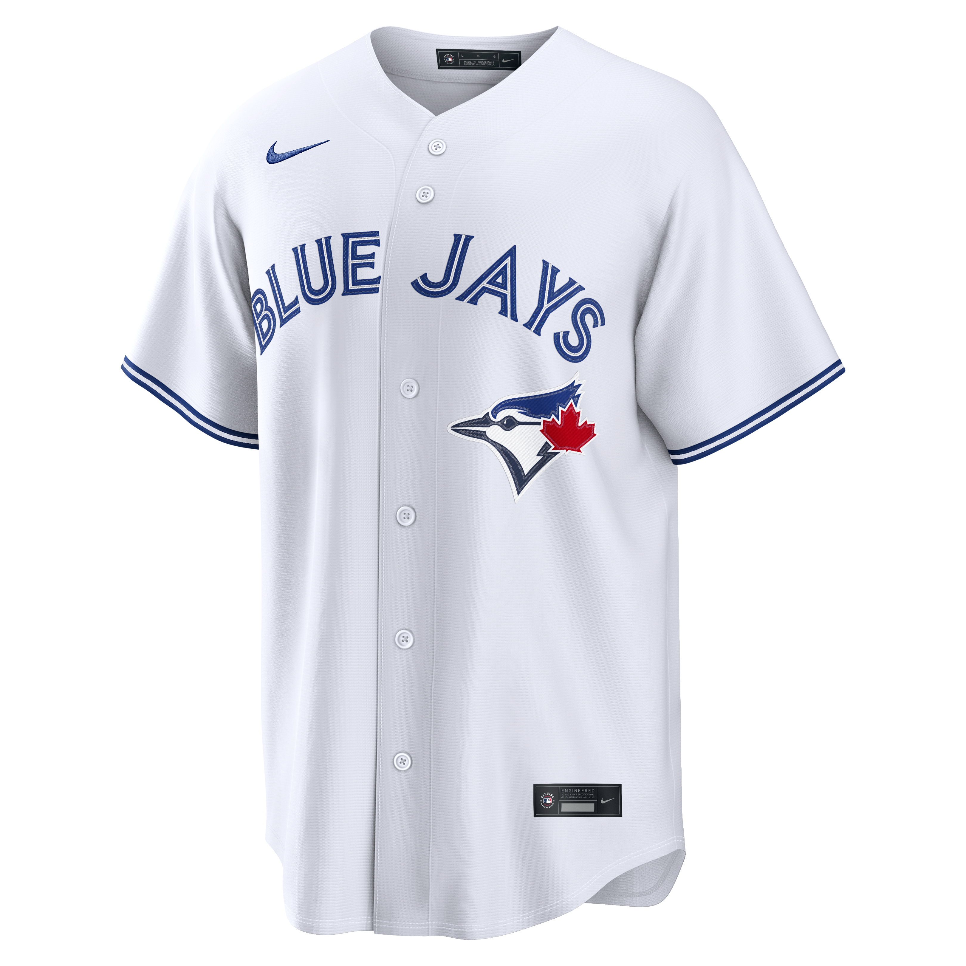 Maillot personnalisé réplique domicile Nike blanc des Blue Jays de Toronto pour homme