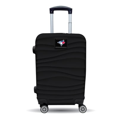 Toronto Blue Jays MOJO Black Color Blitz Carry-On Hardcase Spinner Luggage
