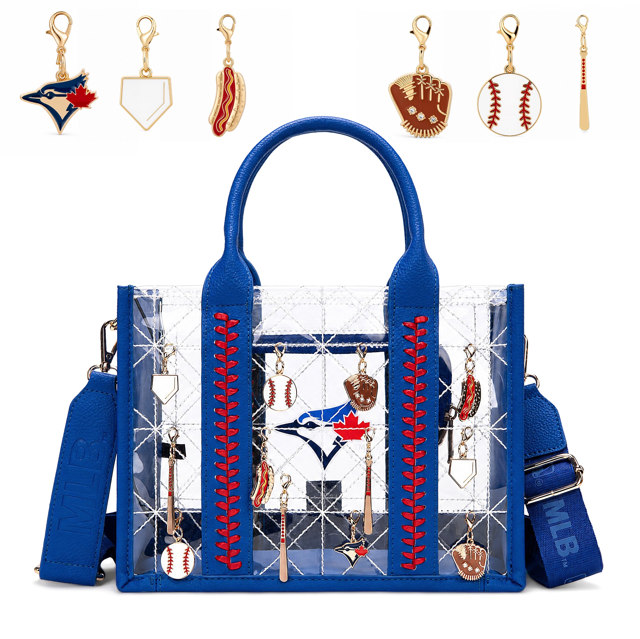 Montana West Toronto Blue Jays Charmed Whipstitch Tote