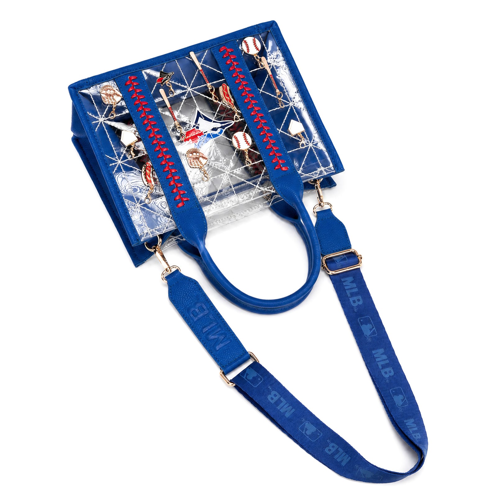 Montana West Toronto Blue Jays Charmed Whipstitch Tote